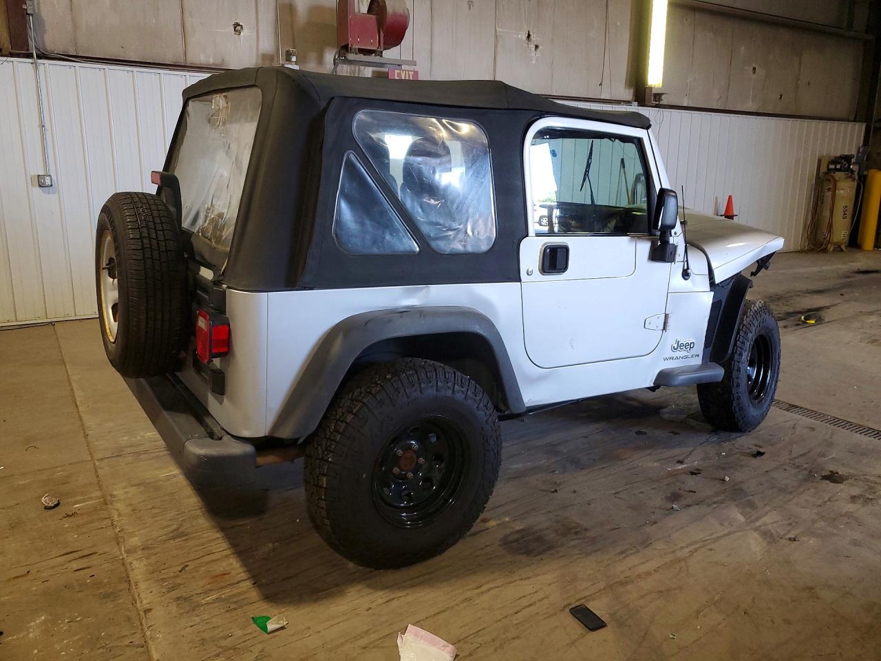 2005 Jeep Wrangler / Tj Se Белый vin: 1J4FA29175P361135