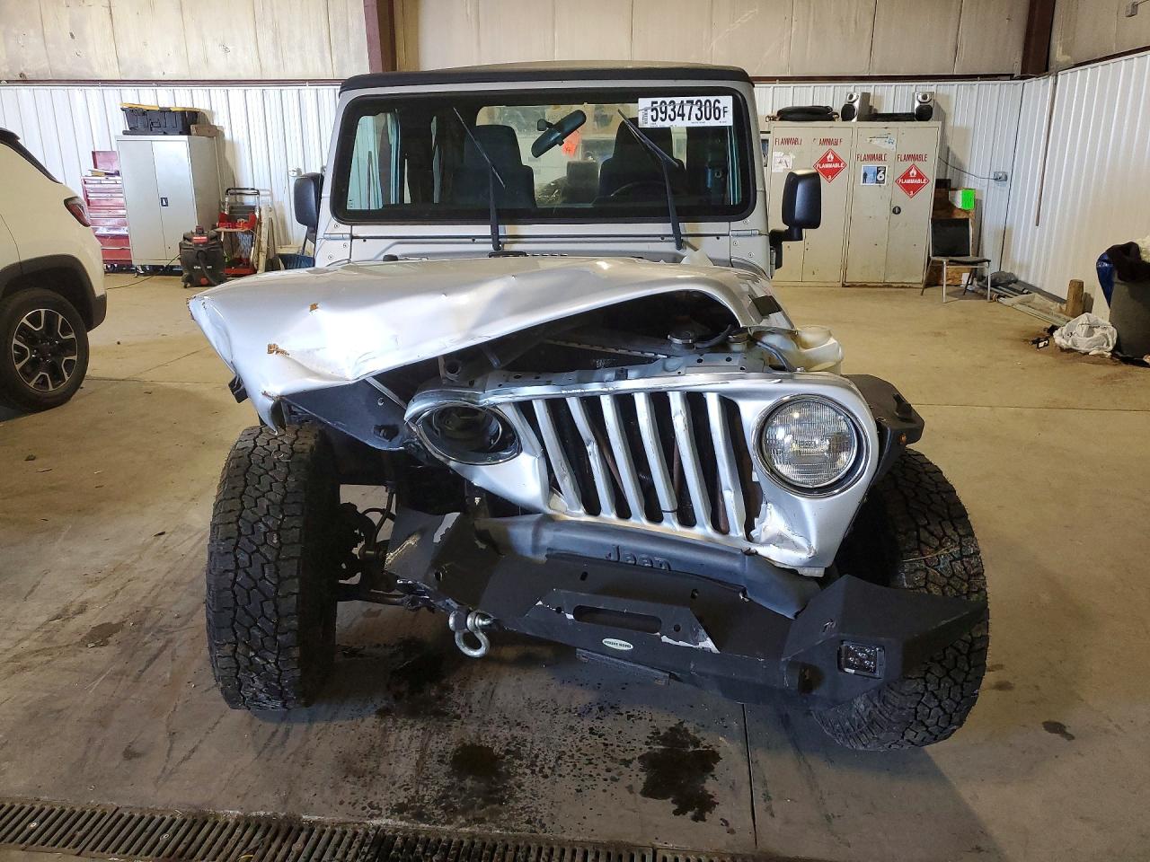 2005 Jeep Wrangler / Tj Se Белый vin: 1J4FA29175P361135