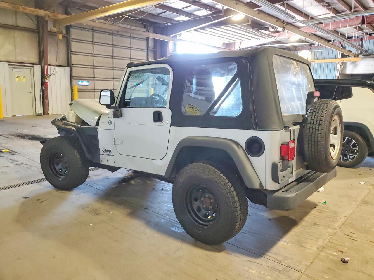 2005 Jeep Wrangler / Tj Se Белый vin: 1J4FA29175P361135