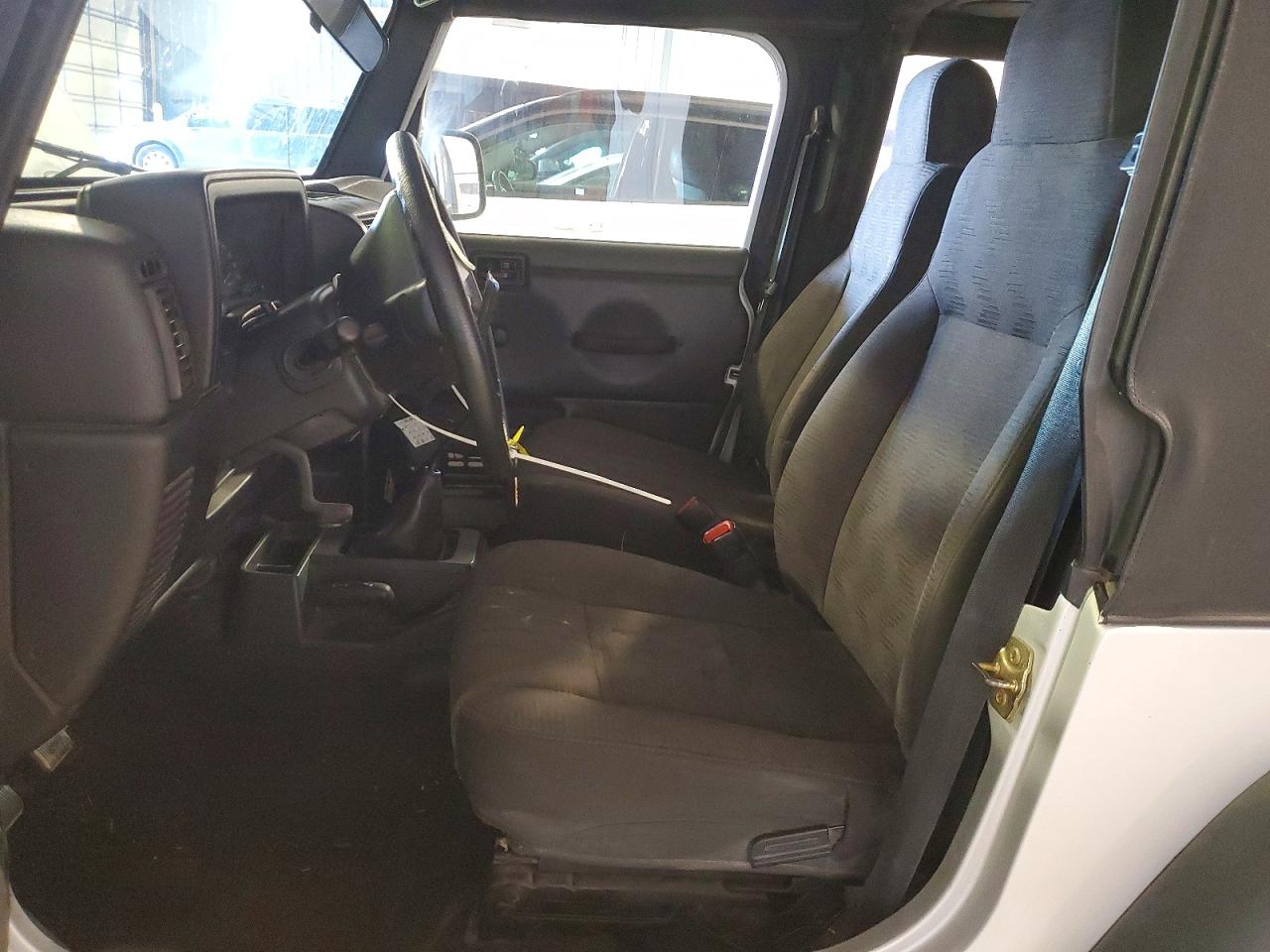 2005 Jeep Wrangler / Tj Se Белый vin: 1J4FA29175P361135