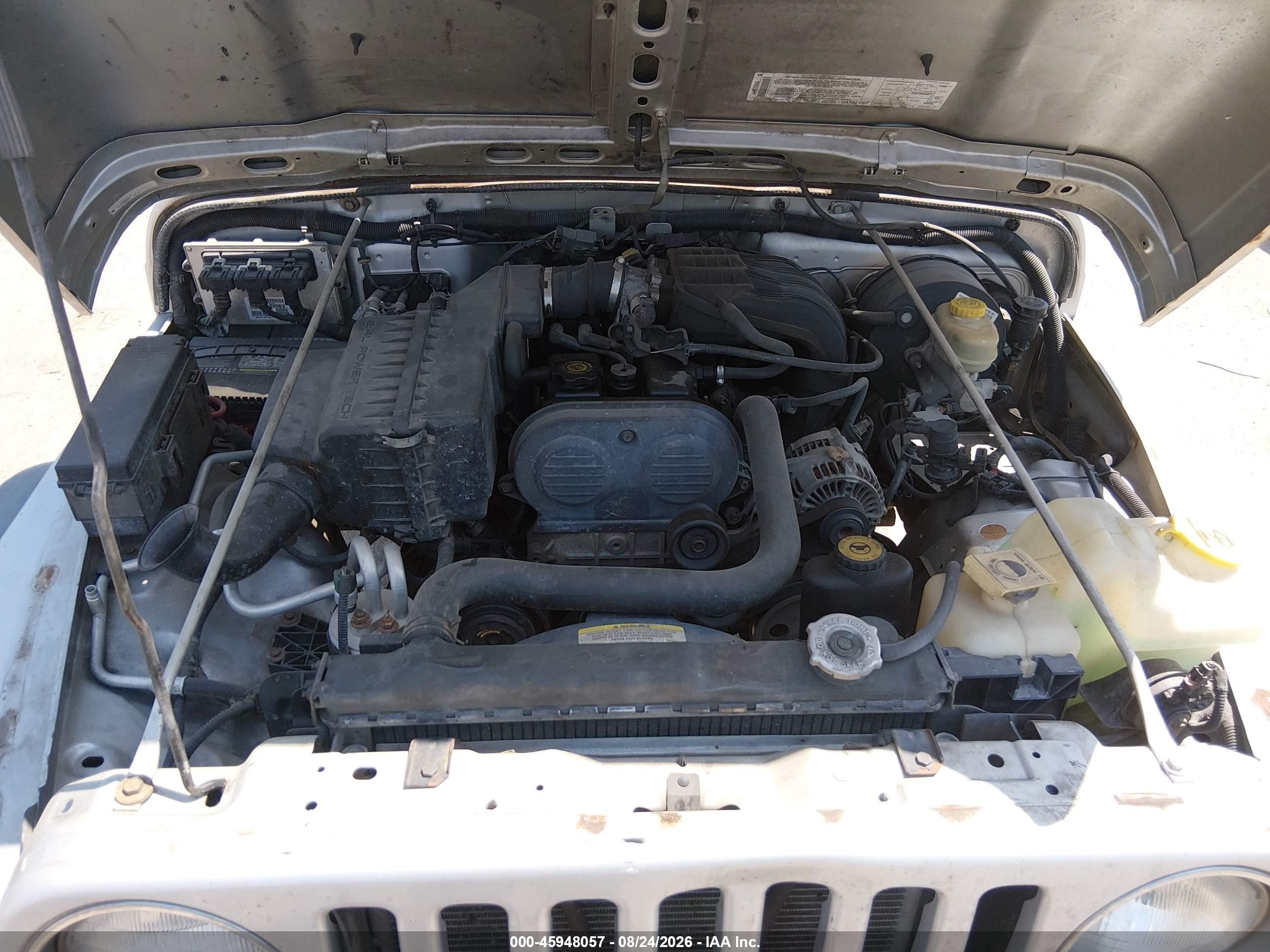 2004 Jeep Wrangler Se Silver vin: 1J4FA29184P758593