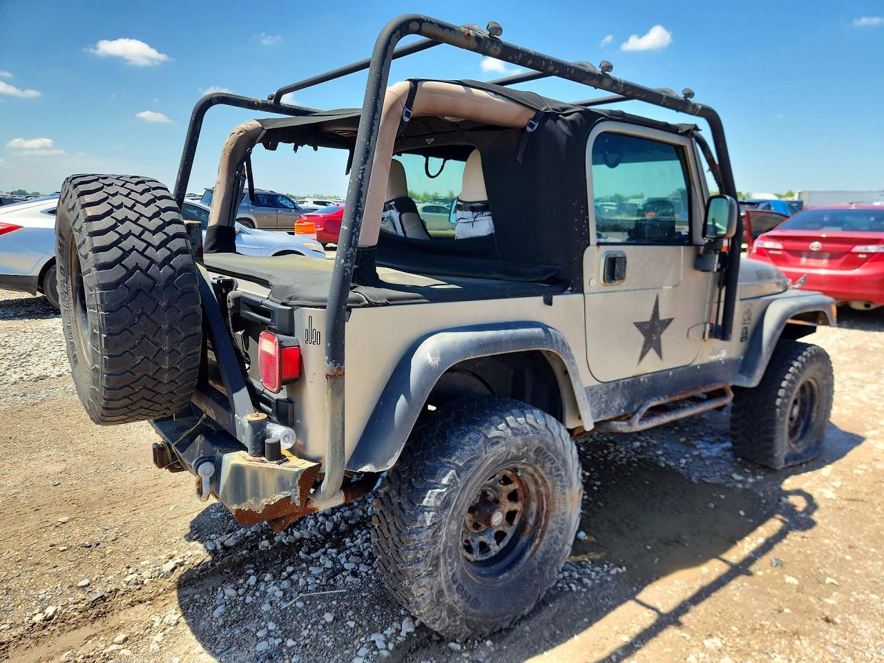 2006 Jeep Wrangler / Tj Se Brown vin: 1J4FA29196P716727