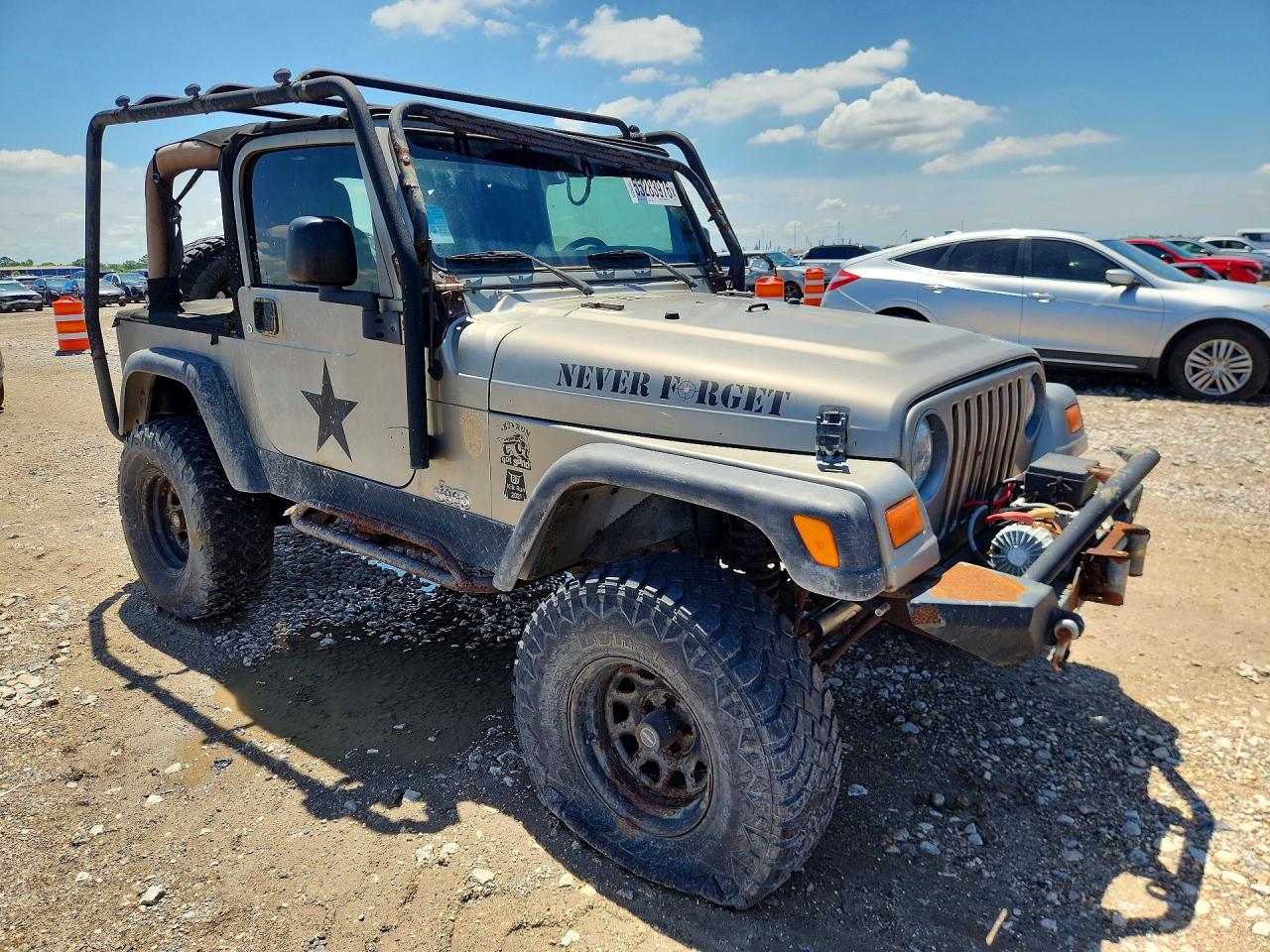 2006 Jeep Wrangler / Tj Se Brown vin: 1J4FA29196P716727