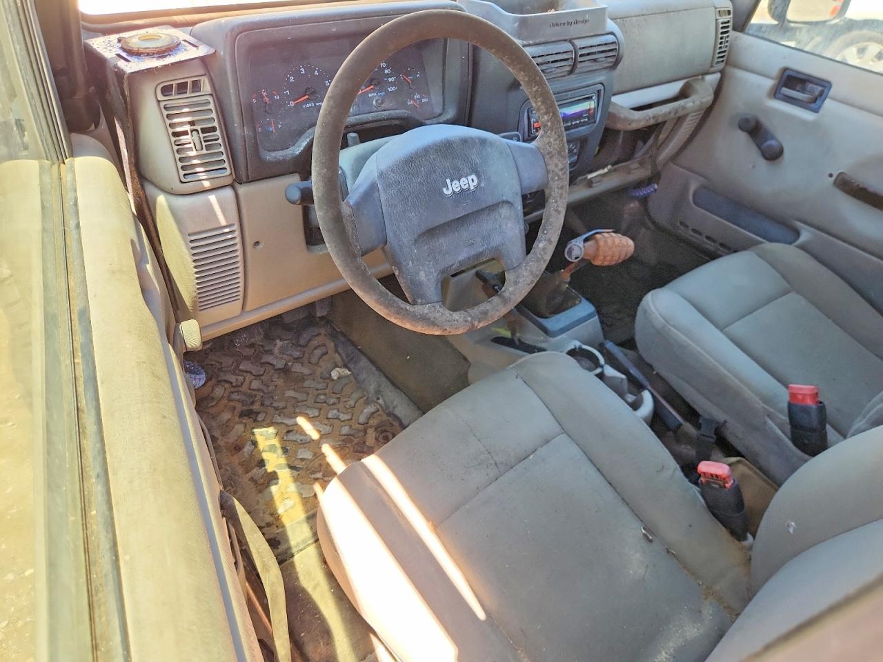 2006 Jeep Wrangler / Tj Se Brown vin: 1J4FA29196P716727