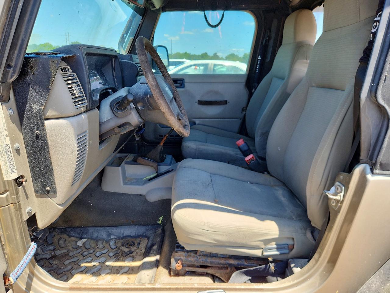 2006 Jeep Wrangler / Tj Se Brown vin: 1J4FA29196P716727
