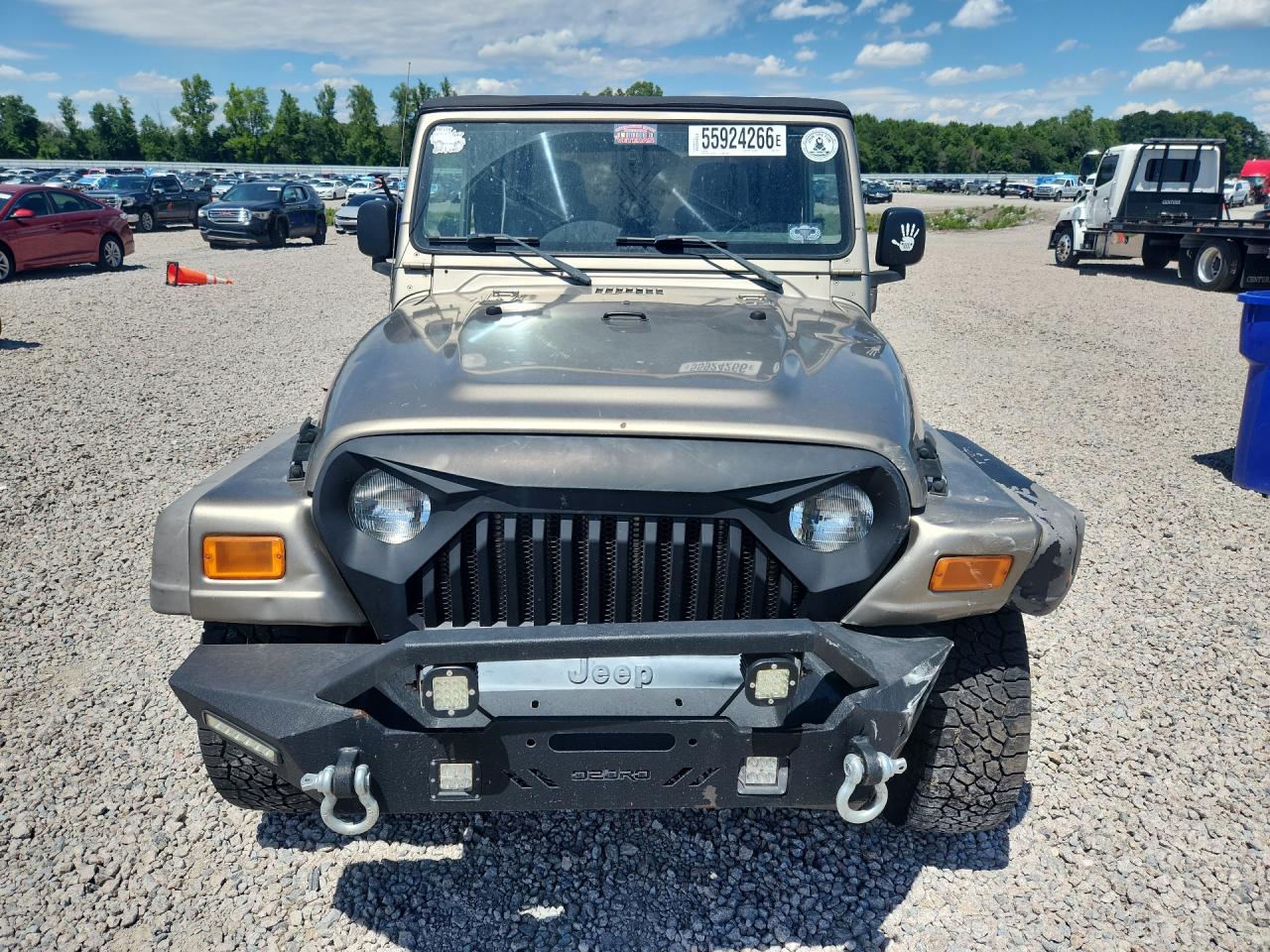 2005 Jeep Wrangler / Tj Se Cream vin: 1J4FA291X5P311877