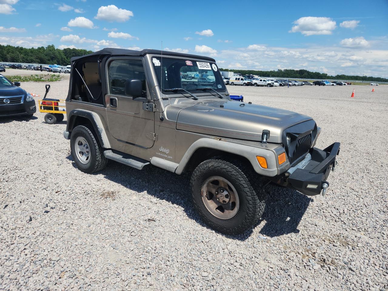 2005 Jeep Wrangler / Tj Se Cream vin: 1J4FA291X5P311877