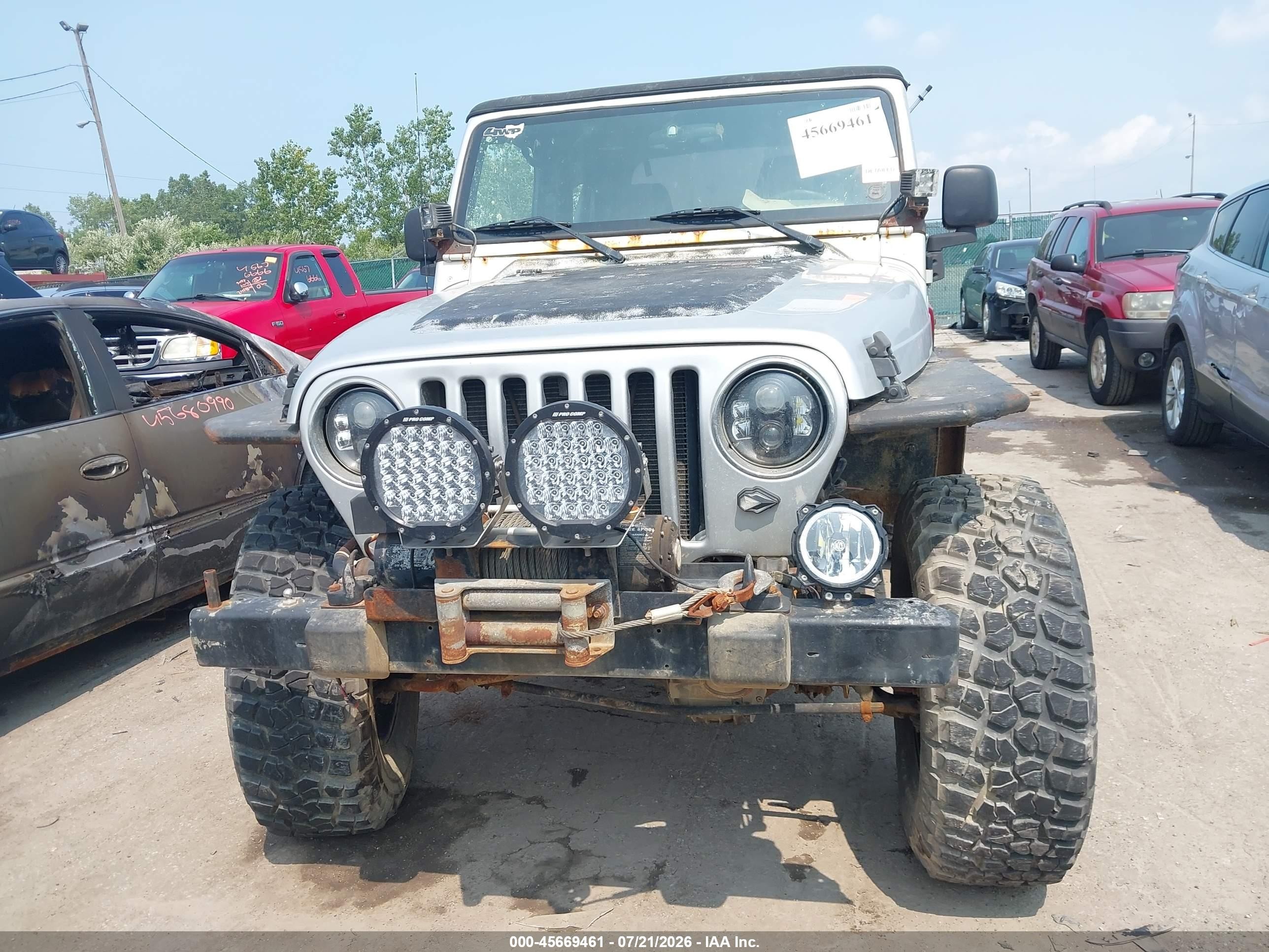 2006 Jeep Wrangler Se Silver vin: 1J4FA291X6P786723