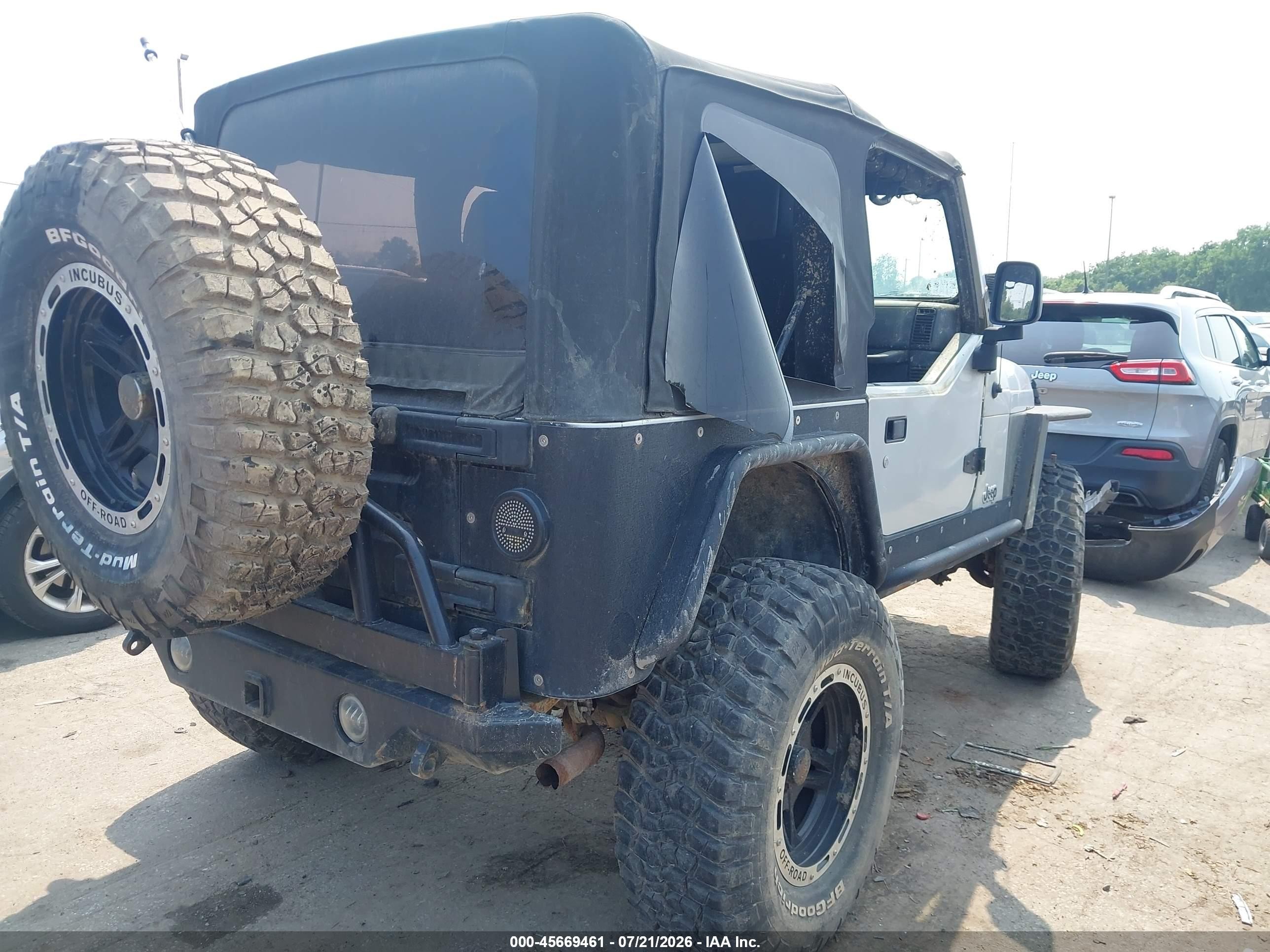 2006 Jeep Wrangler Se Silver vin: 1J4FA291X6P786723
