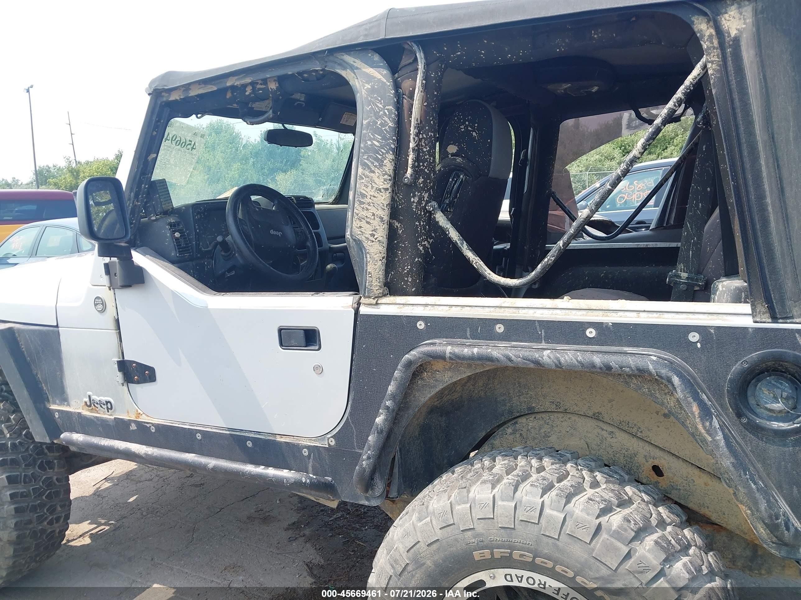 2006 Jeep Wrangler Se Silver vin: 1J4FA291X6P786723