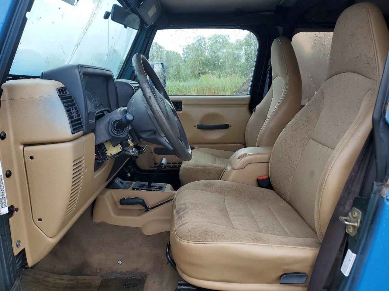 2002 Jeep Wrangler / Tj Se Blue vin: 1J4FA29P02P769458
