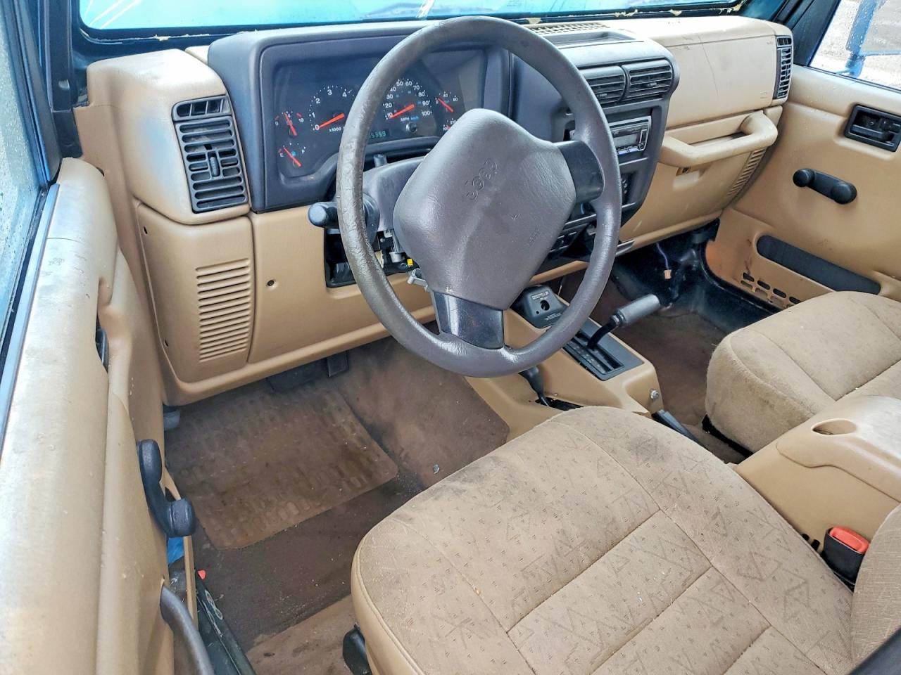 2002 Jeep Wrangler / Tj Se Blue vin: 1J4FA29P02P769458