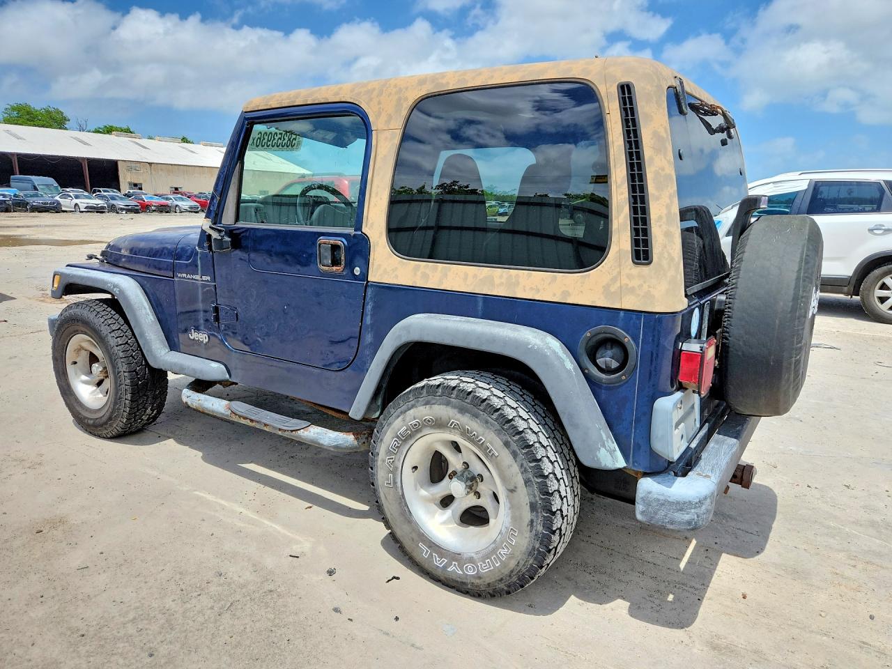 2000 Jeep Wrangler / Tj Se Blue vin: 1J4FA29P2YP771267
