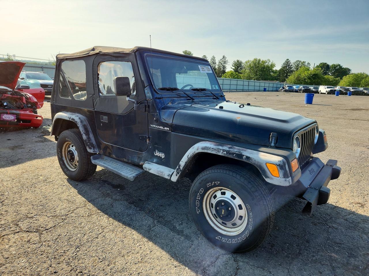 2001 Jeep Wrangler / Tj Se Black vin: 1J4FA29P31P364404