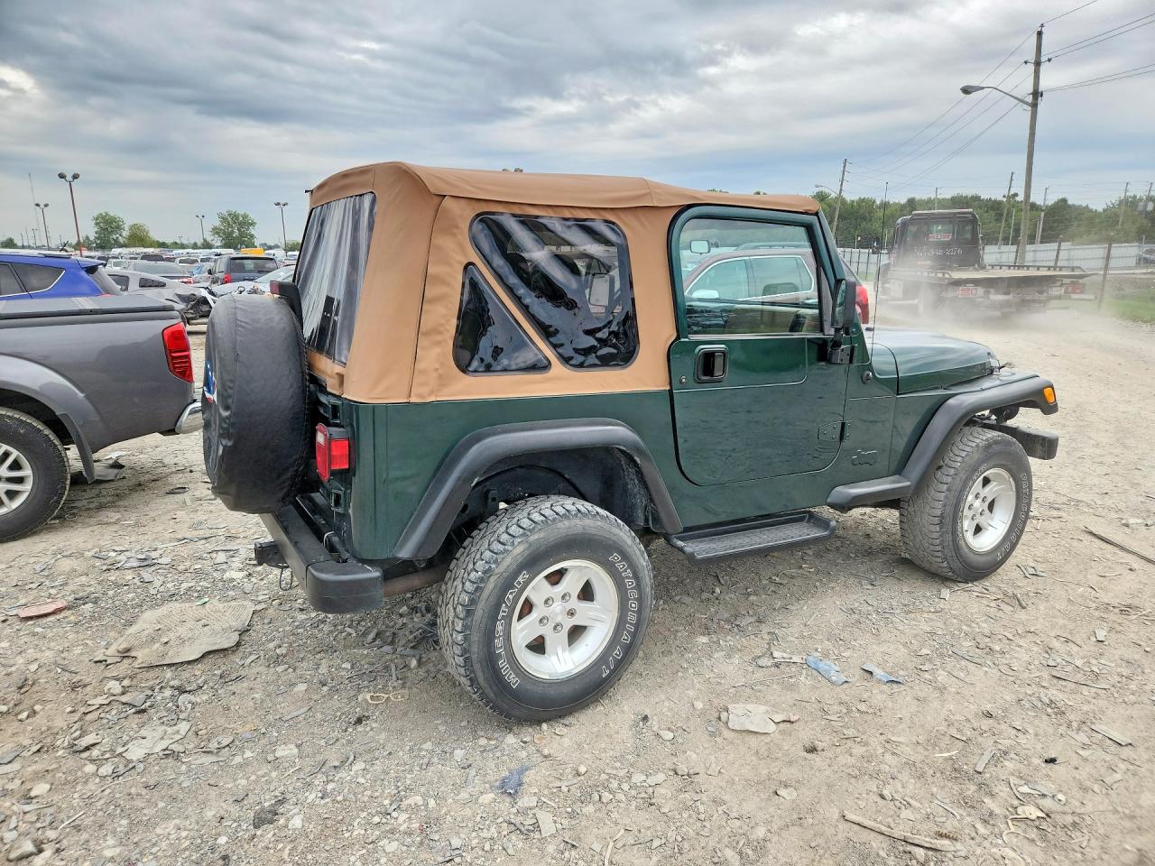 2000 Jeep Wrangler / Tj Se Green vin: 1J4FA29P3YP802526