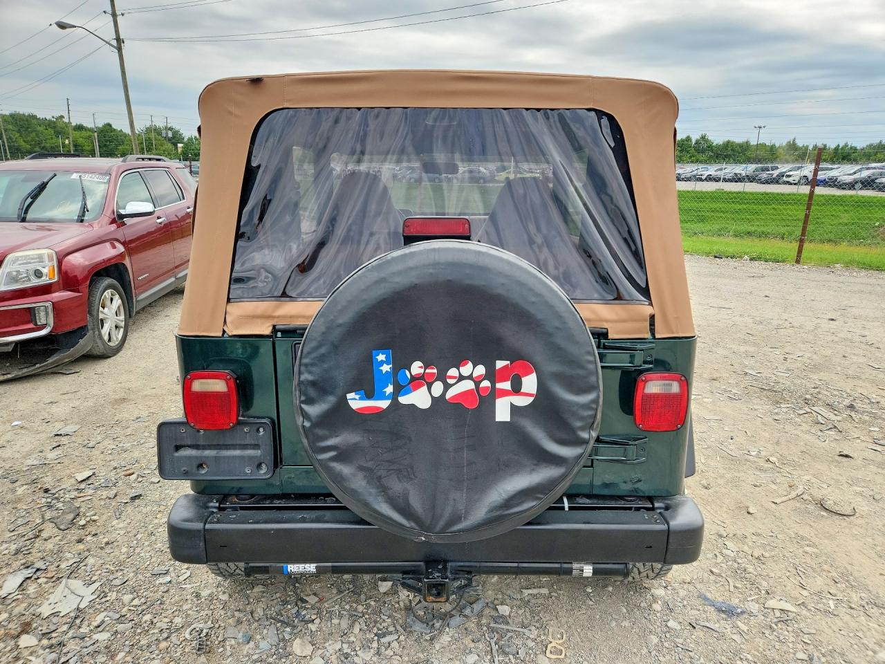 2000 Jeep Wrangler / Tj Se Green vin: 1J4FA29P3YP802526