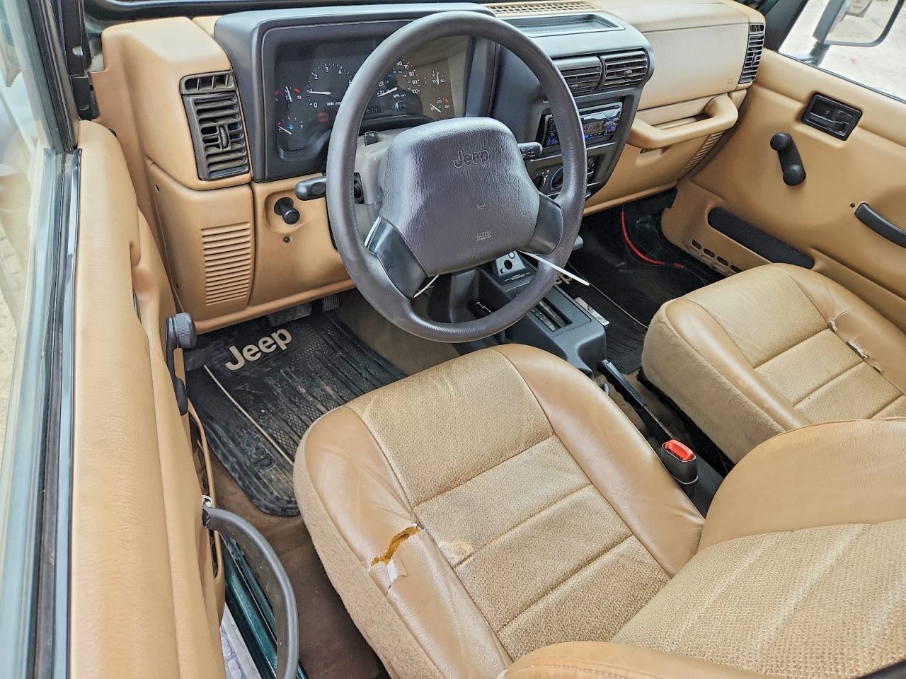 2000 Jeep Wrangler / Tj Se Green vin: 1J4FA29P3YP802526
