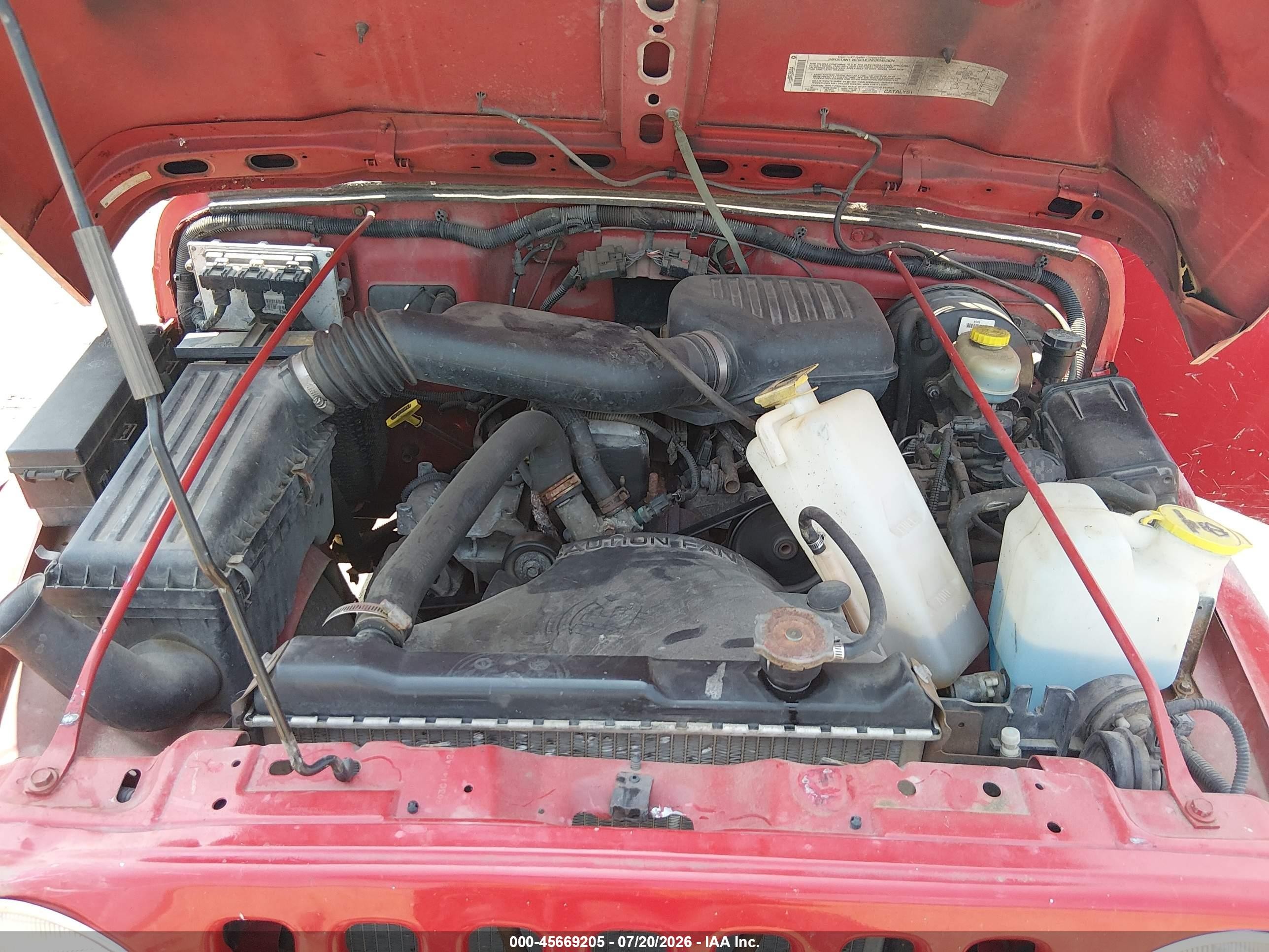 2001 Jeep Wrangler Se Red vin: 1J4FA29P41P302347