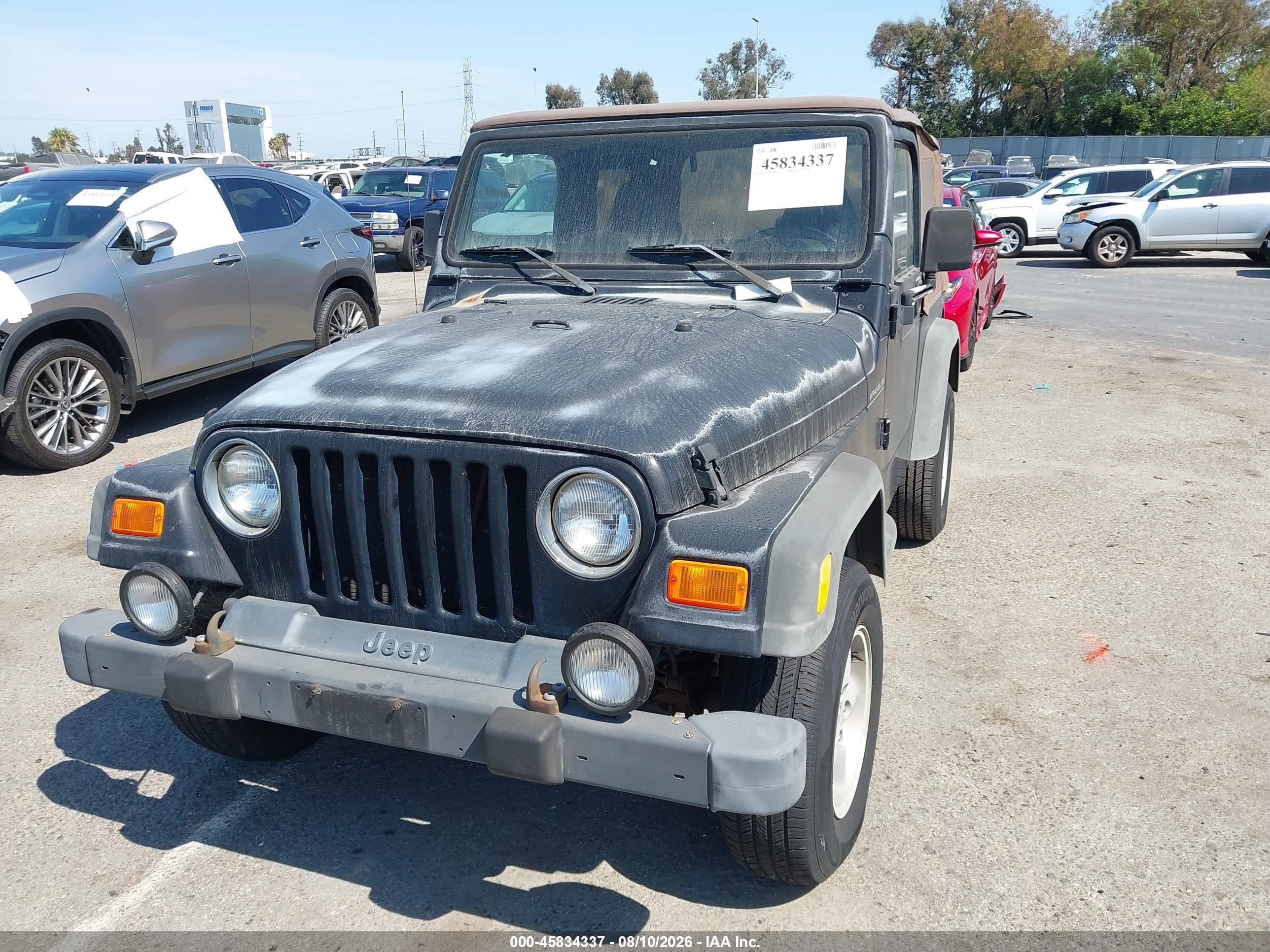 2001 Jeep Wrangler Se Black vin: 1J4FA29P41P326745