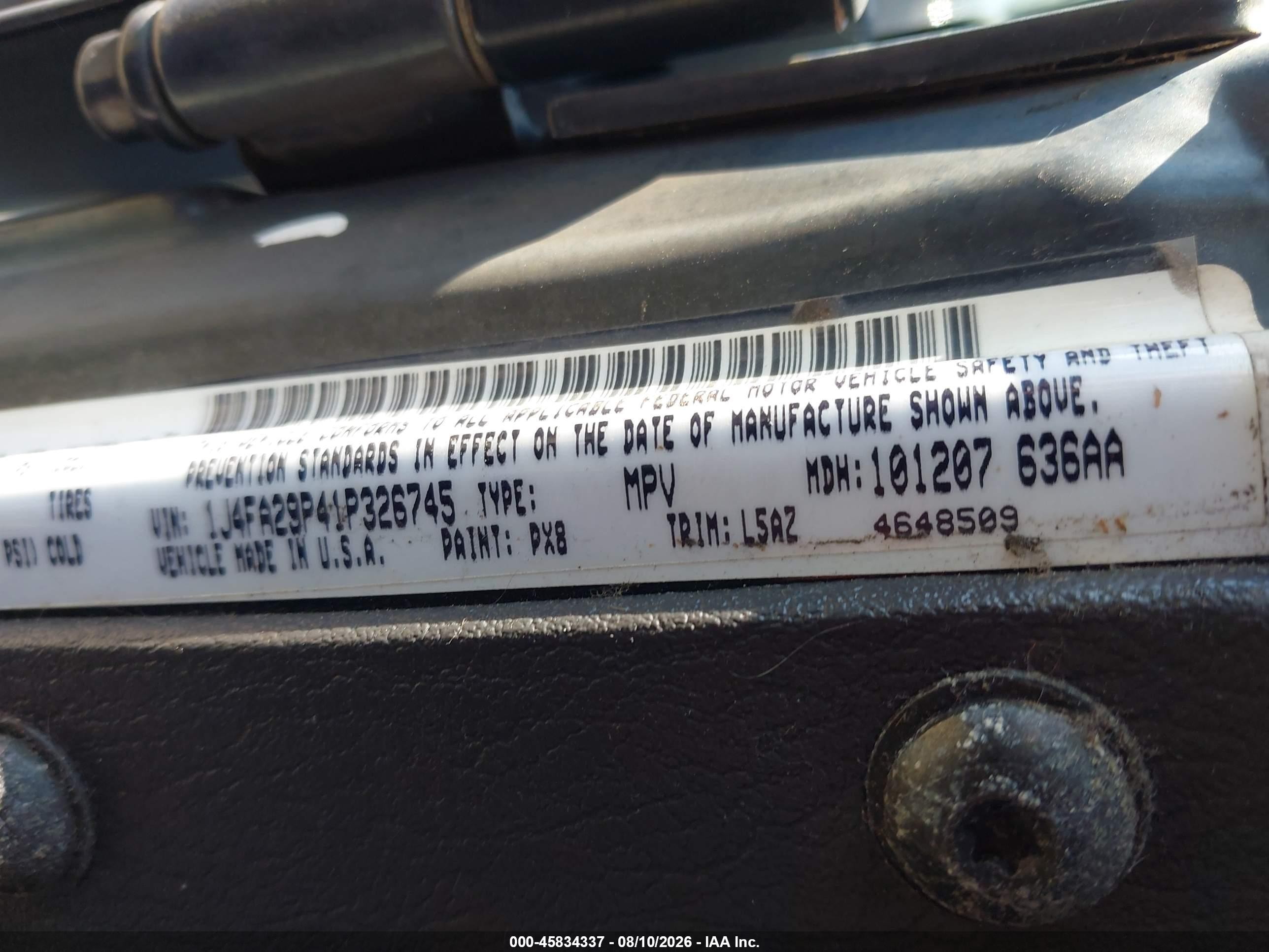 2001 Jeep Wrangler Se Black vin: 1J4FA29P41P326745