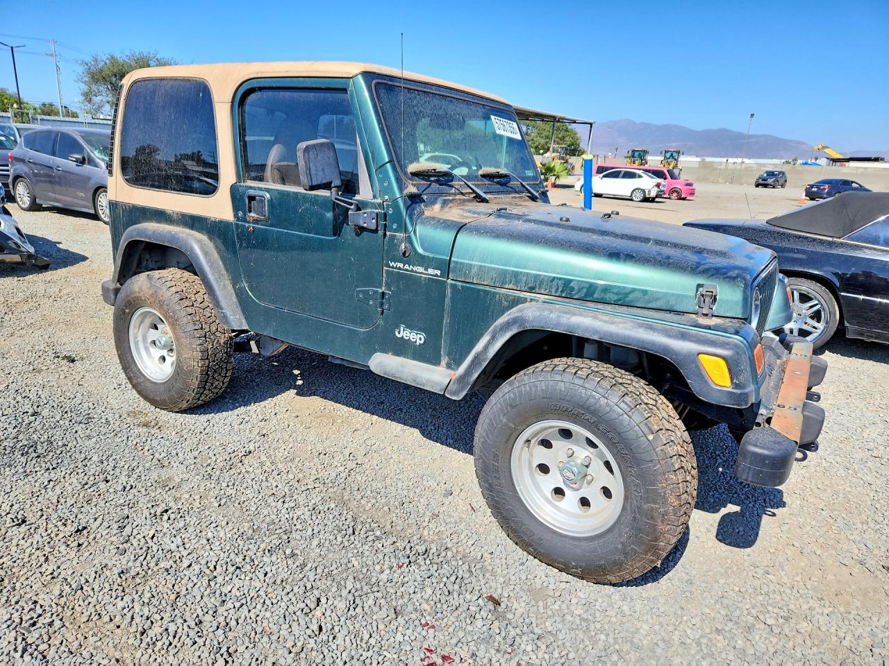 2001 Jeep Wrangler / Tj Se Green vin: 1J4FA29P51P314720