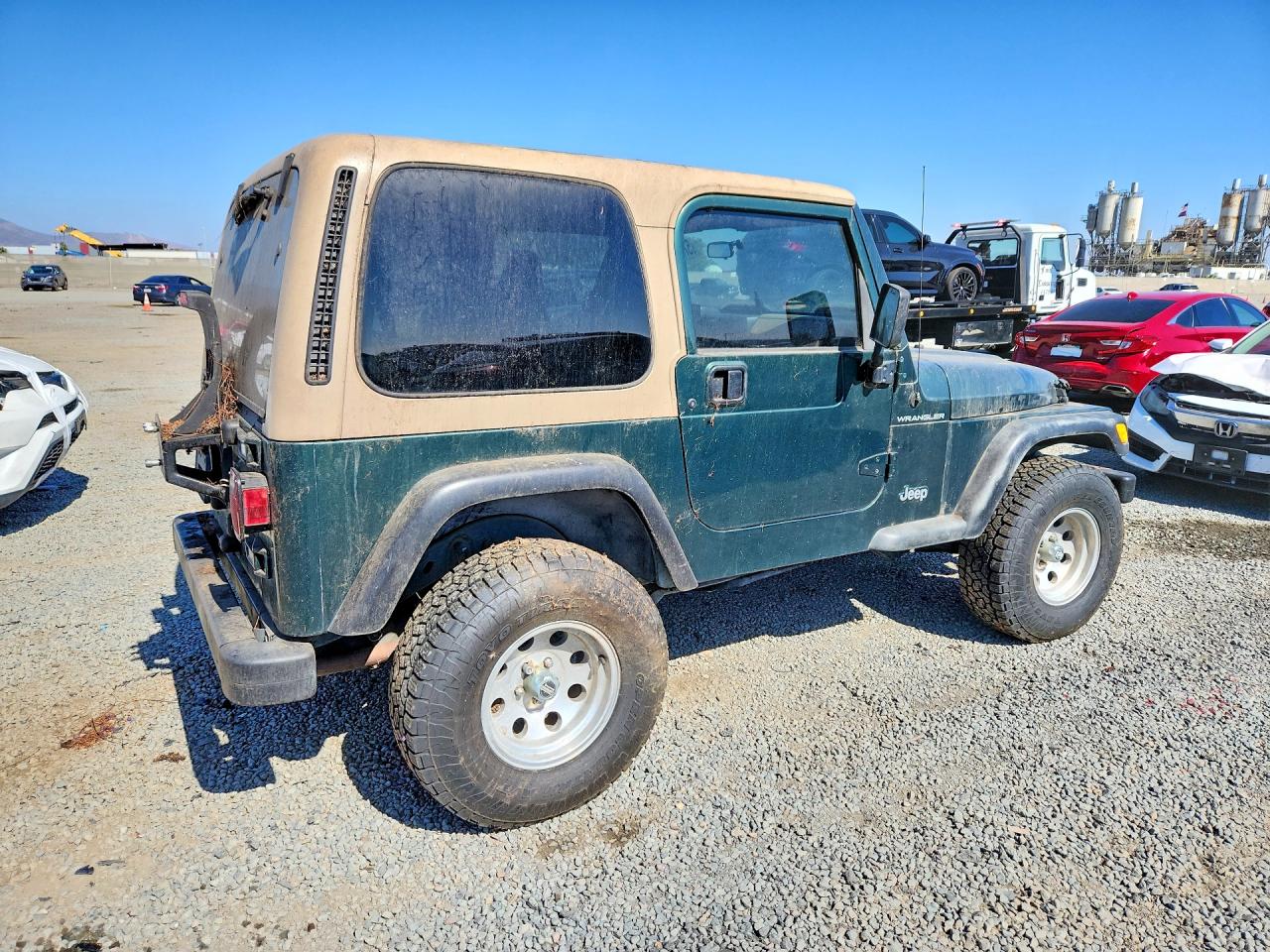 2001 Jeep Wrangler / Tj Se Green vin: 1J4FA29P51P314720