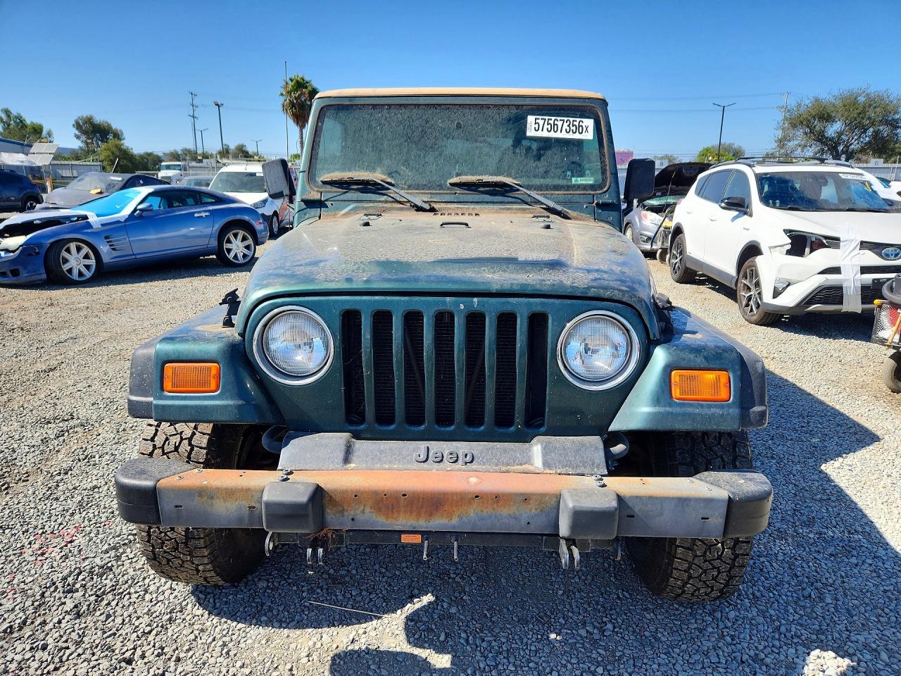 2001 Jeep Wrangler / Tj Se Green vin: 1J4FA29P51P314720