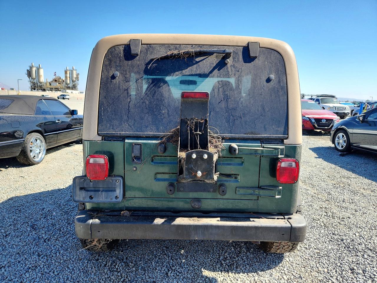2001 Jeep Wrangler / Tj Se Green vin: 1J4FA29P51P314720
