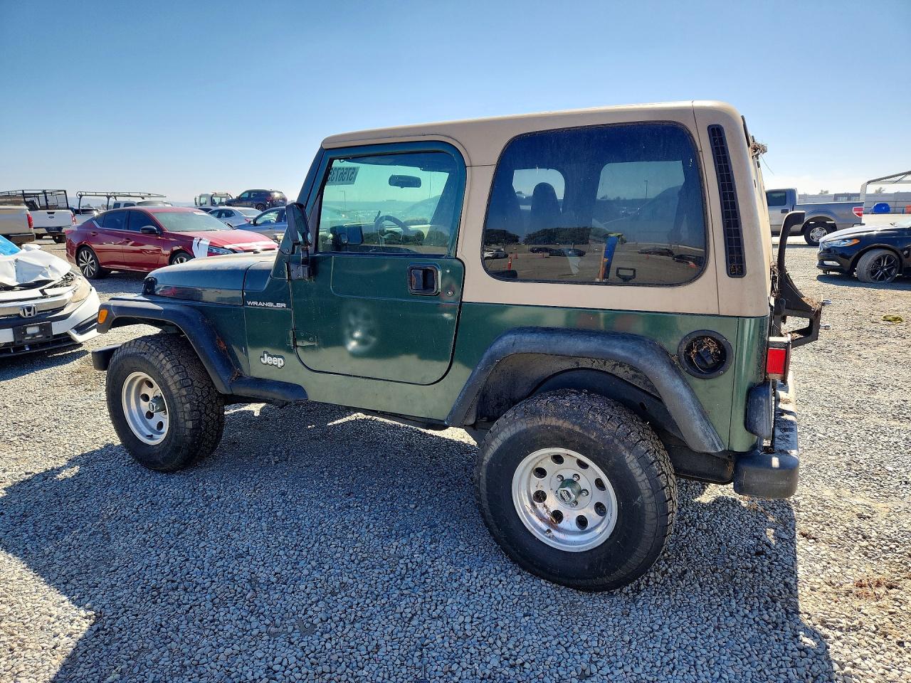 2001 Jeep Wrangler / Tj Se Green vin: 1J4FA29P51P314720