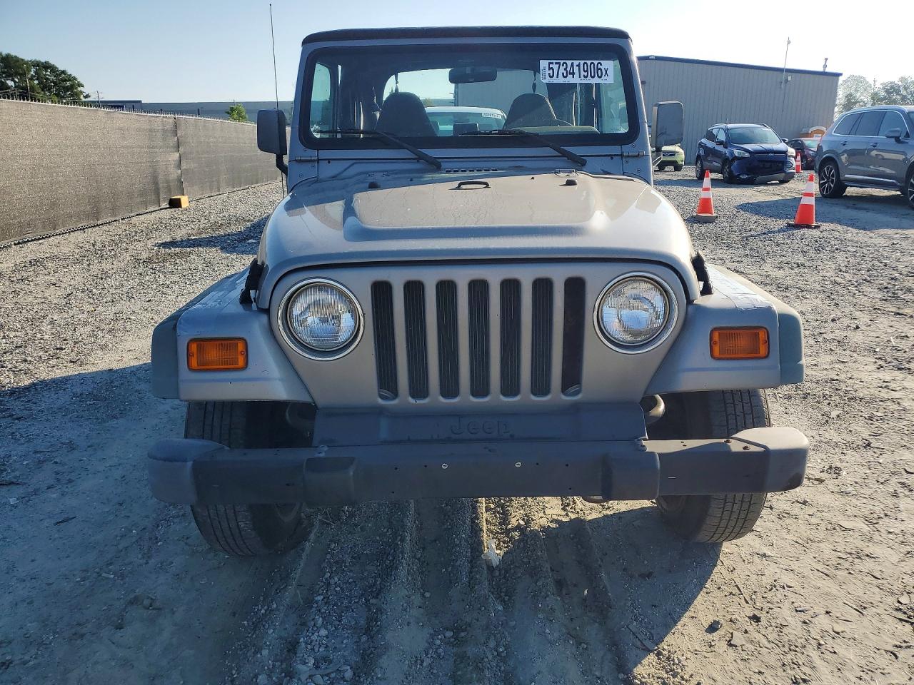 2000 Jeep Wrangler / Tj Se Silver vin: 1J4FA29P5YP714996