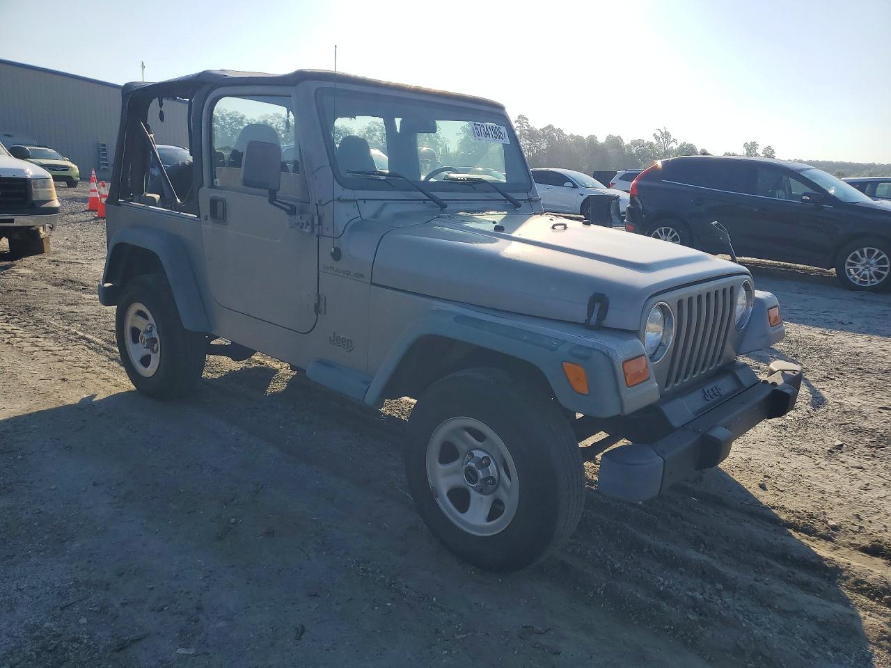 2000 Jeep Wrangler / Tj Se Silver vin: 1J4FA29P5YP714996