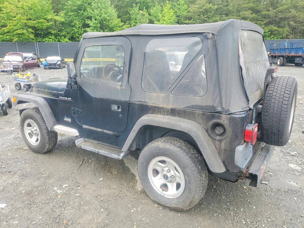 2001 Jeep Wrangler / Tj Se Black vin: 1J4FA29P61P343207