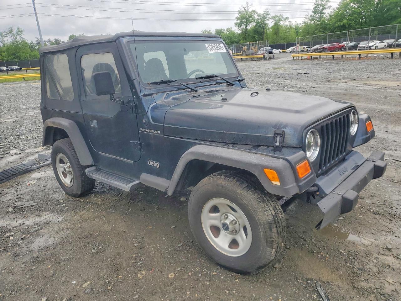 2001 Jeep Wrangler / Tj Se Black vin: 1J4FA29P61P343207