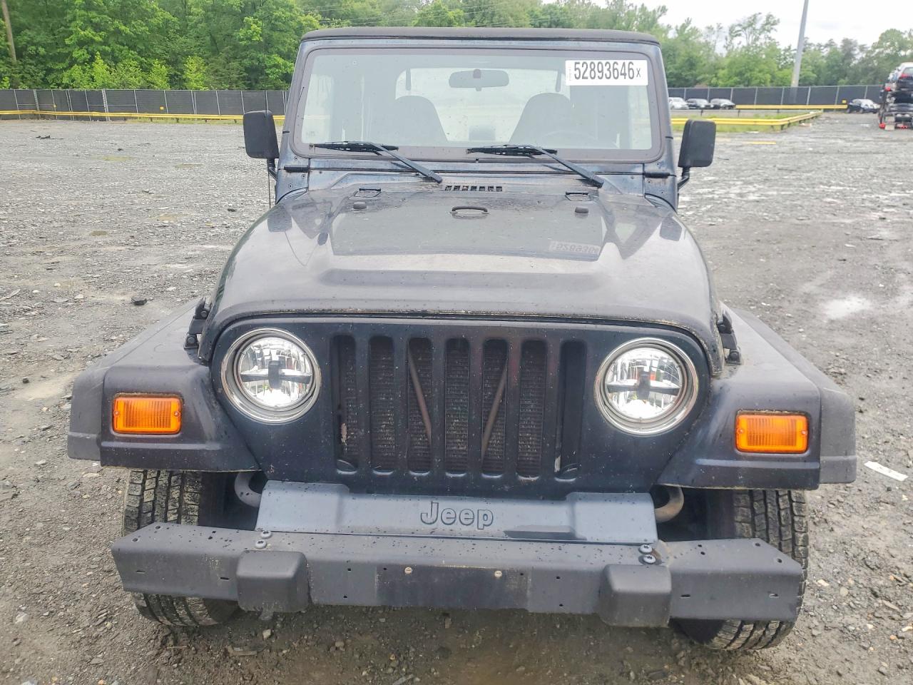 2001 Jeep Wrangler / Tj Se Black vin: 1J4FA29P61P343207