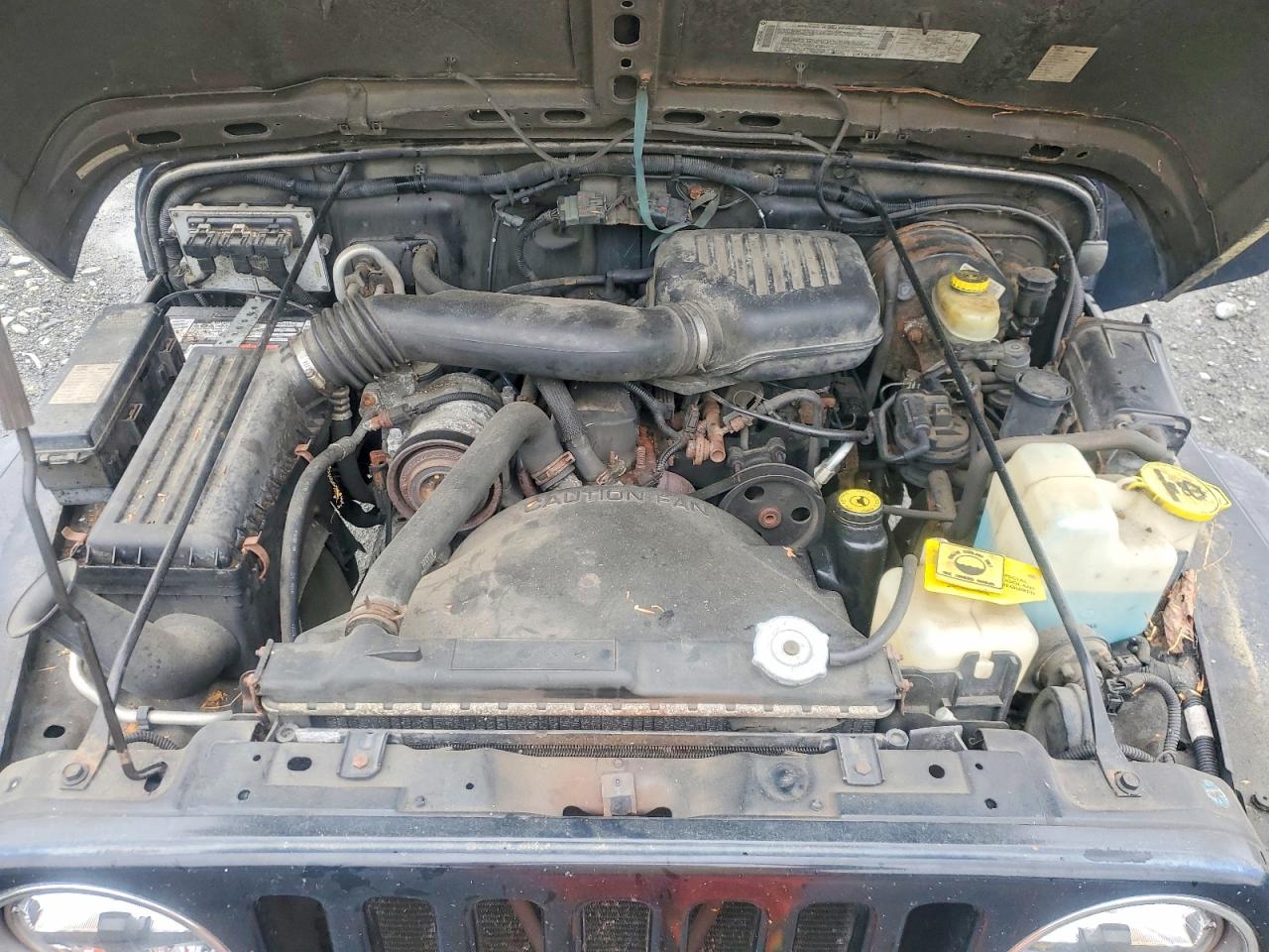 2001 Jeep Wrangler / Tj Se Black vin: 1J4FA29P61P343207