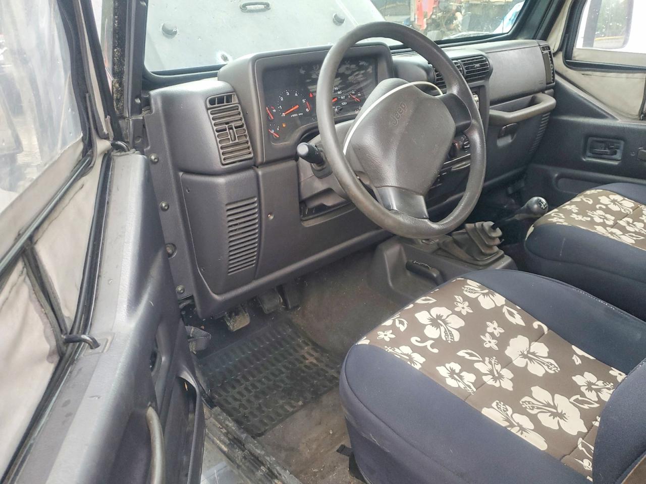 2001 Jeep Wrangler / Tj Se Black vin: 1J4FA29P61P343207
