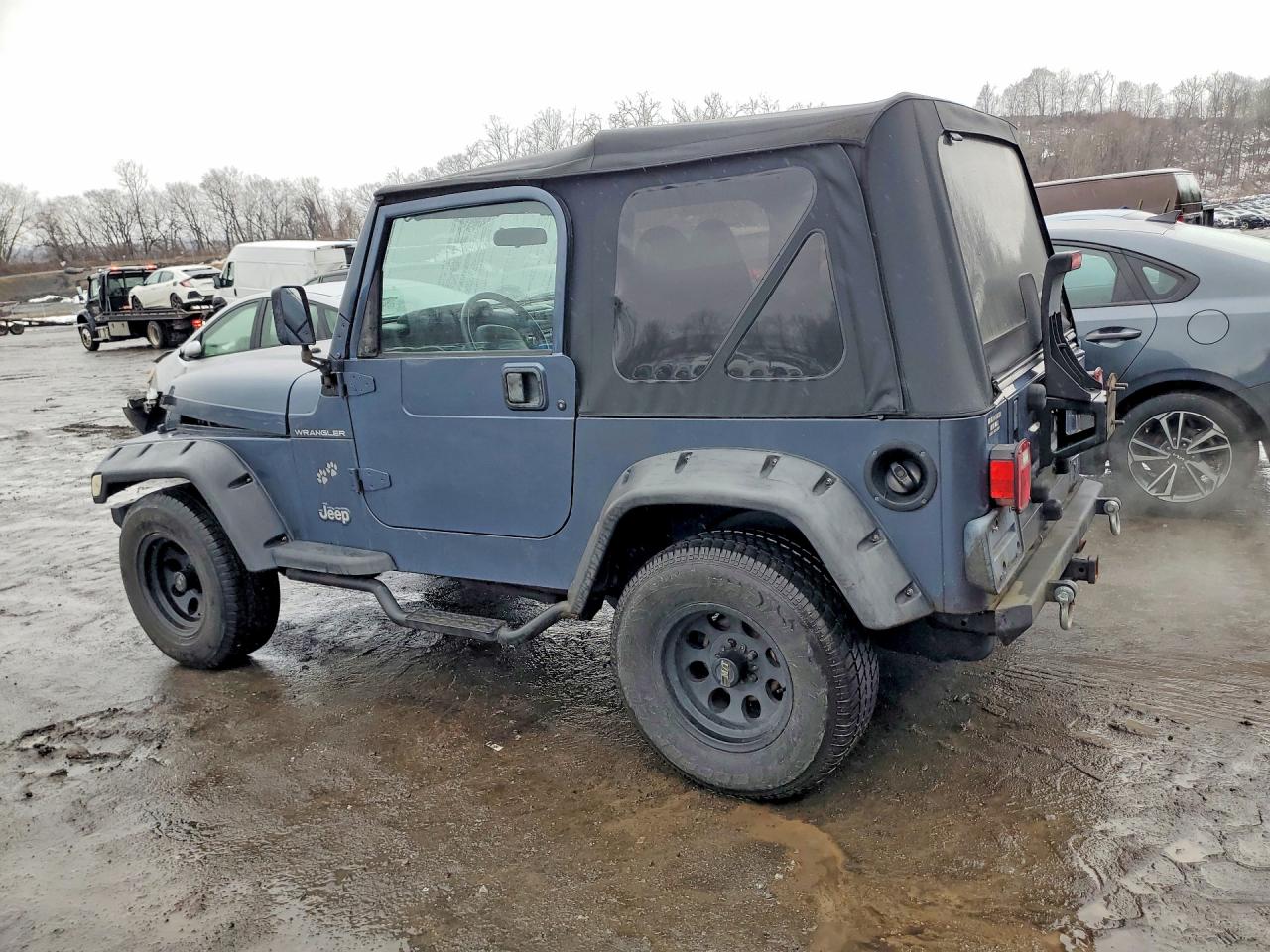 2002 Jeep Wrangler / Tj Se Серый vin: 1J4FA29P62P740997