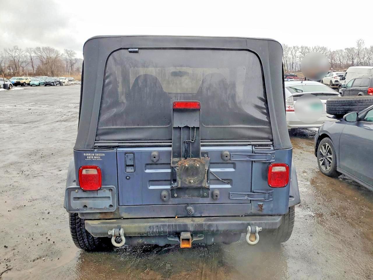 2002 Jeep Wrangler / Tj Se Серый vin: 1J4FA29P62P740997