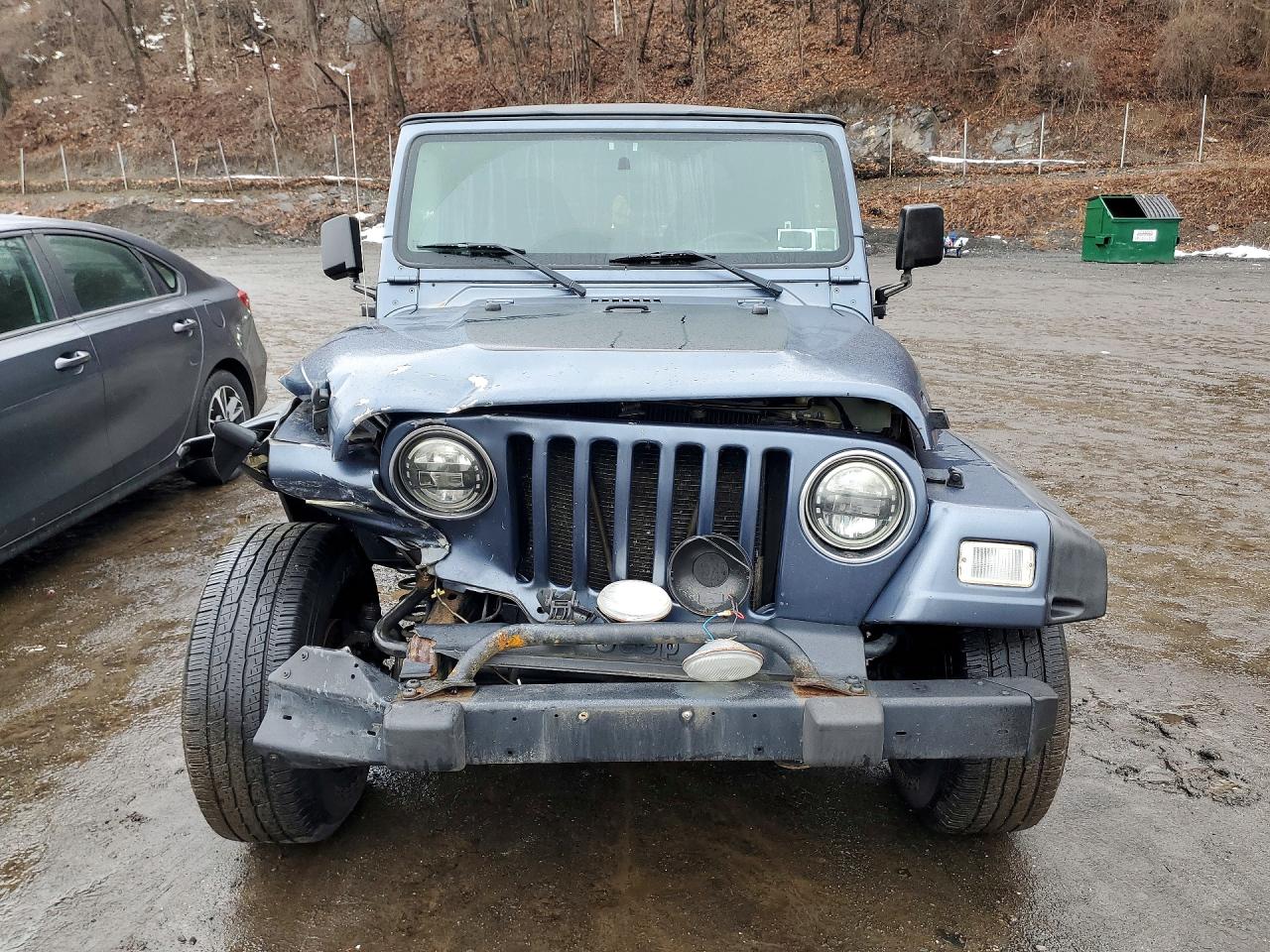2002 Jeep Wrangler / Tj Se Серый vin: 1J4FA29P62P740997