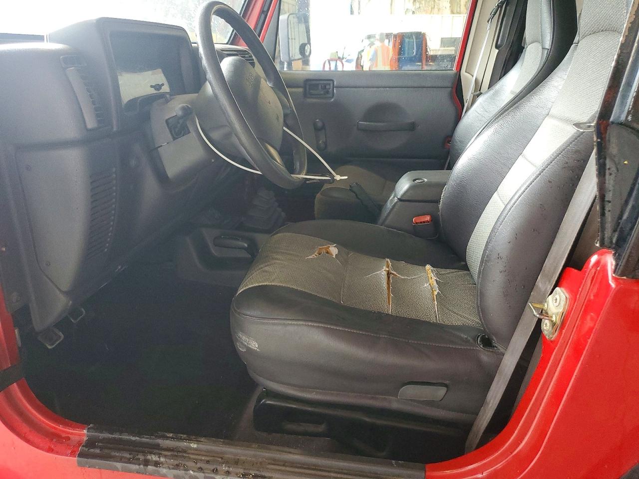 2000 Jeep Wrangler / Tj Se Red vin: 1J4FA29P6YP735131