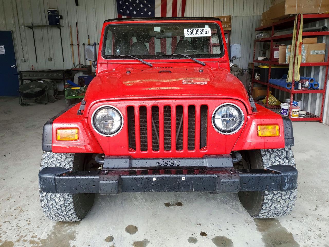 2000 Jeep Wrangler / Tj Se Red vin: 1J4FA29P6YP735131