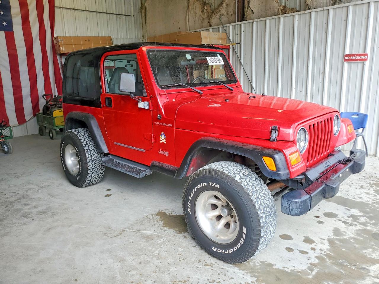 2000 Jeep Wrangler / Tj Se Red vin: 1J4FA29P6YP735131