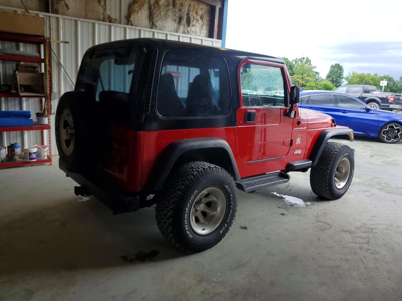 2000 Jeep Wrangler / Tj Se Red vin: 1J4FA29P6YP735131
