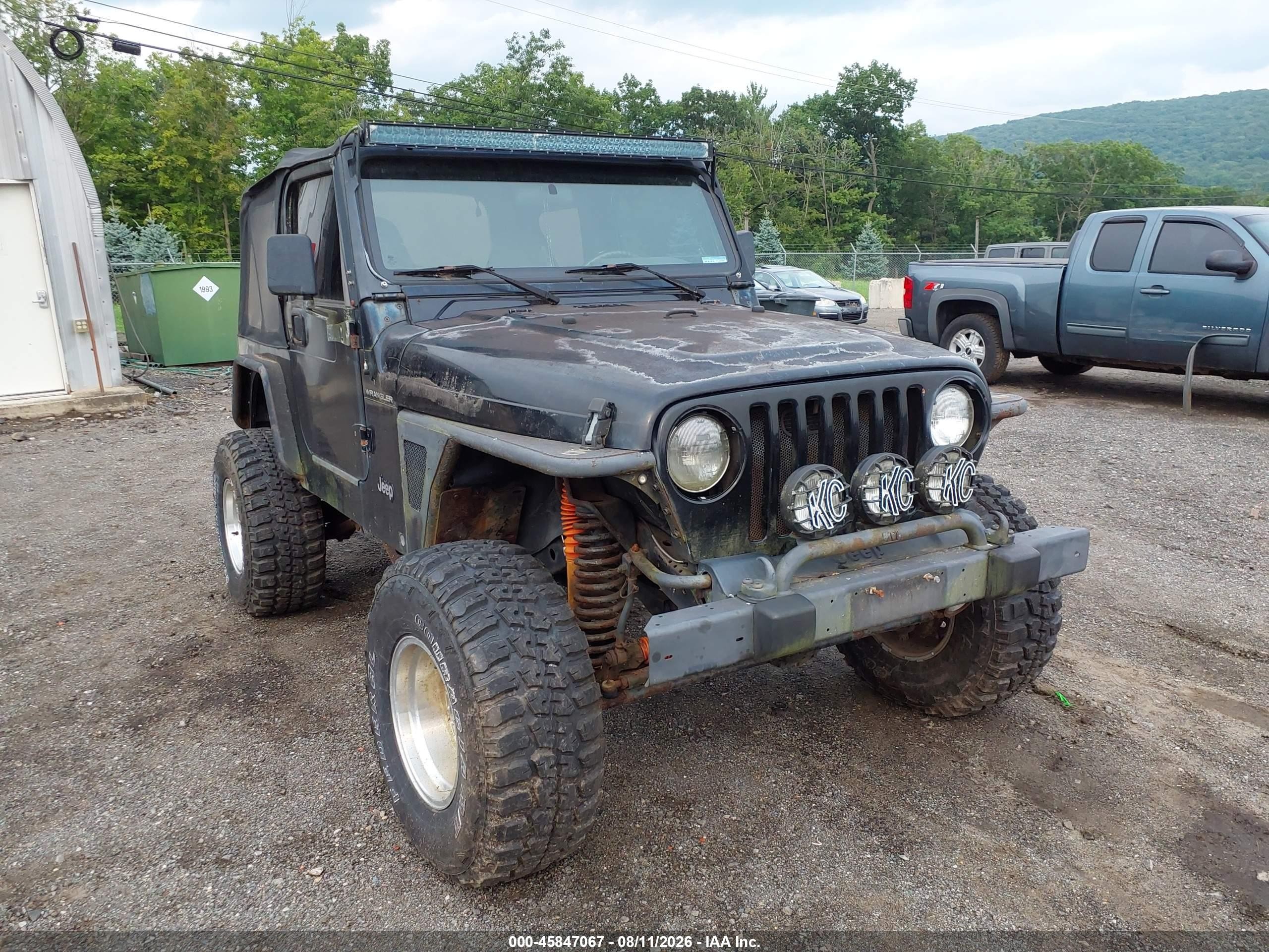 2000 Jeep Wrangler Se Black vin: 1J4FA29P7YP774519