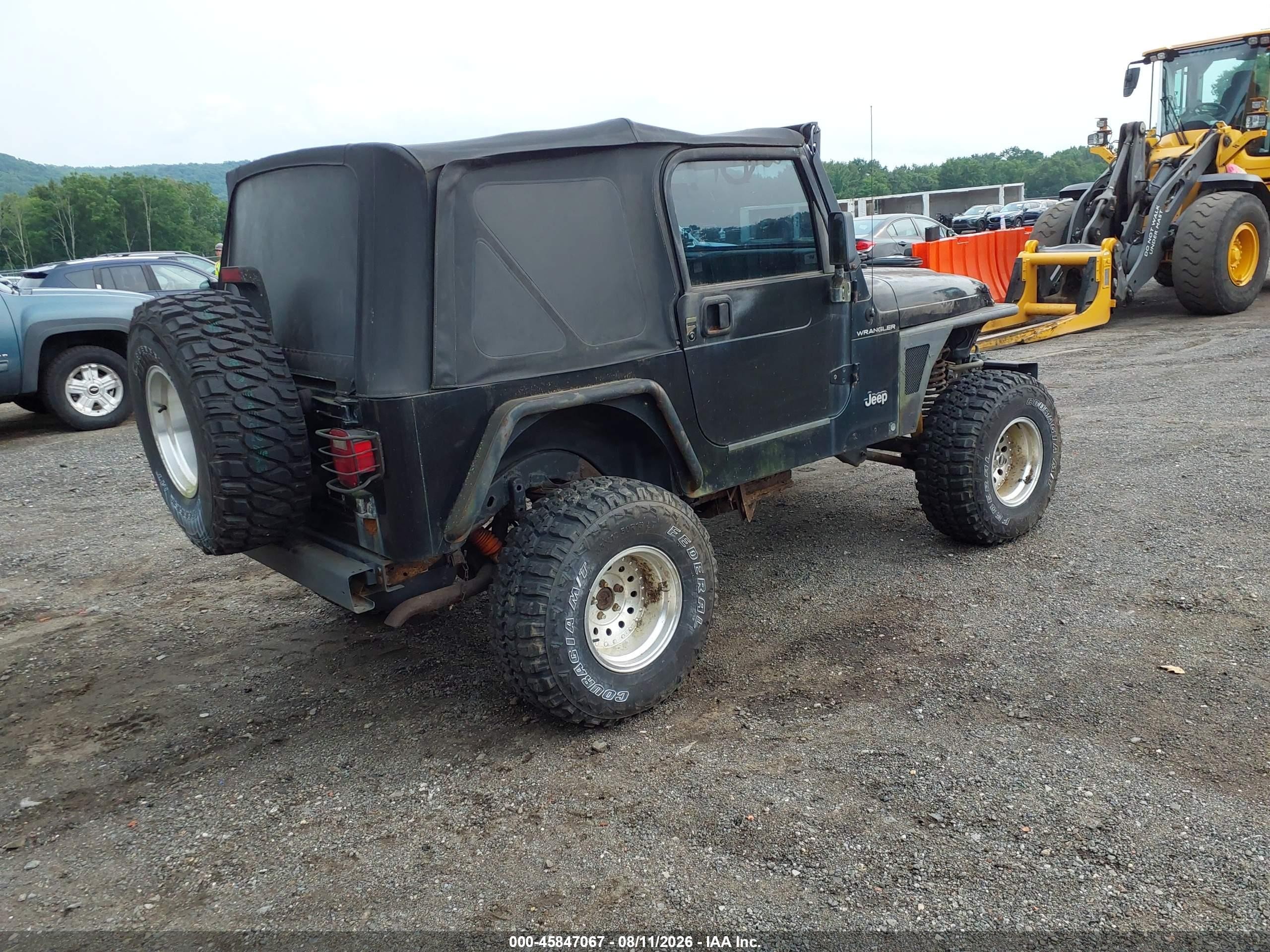 2000 Jeep Wrangler Se Black vin: 1J4FA29P7YP774519