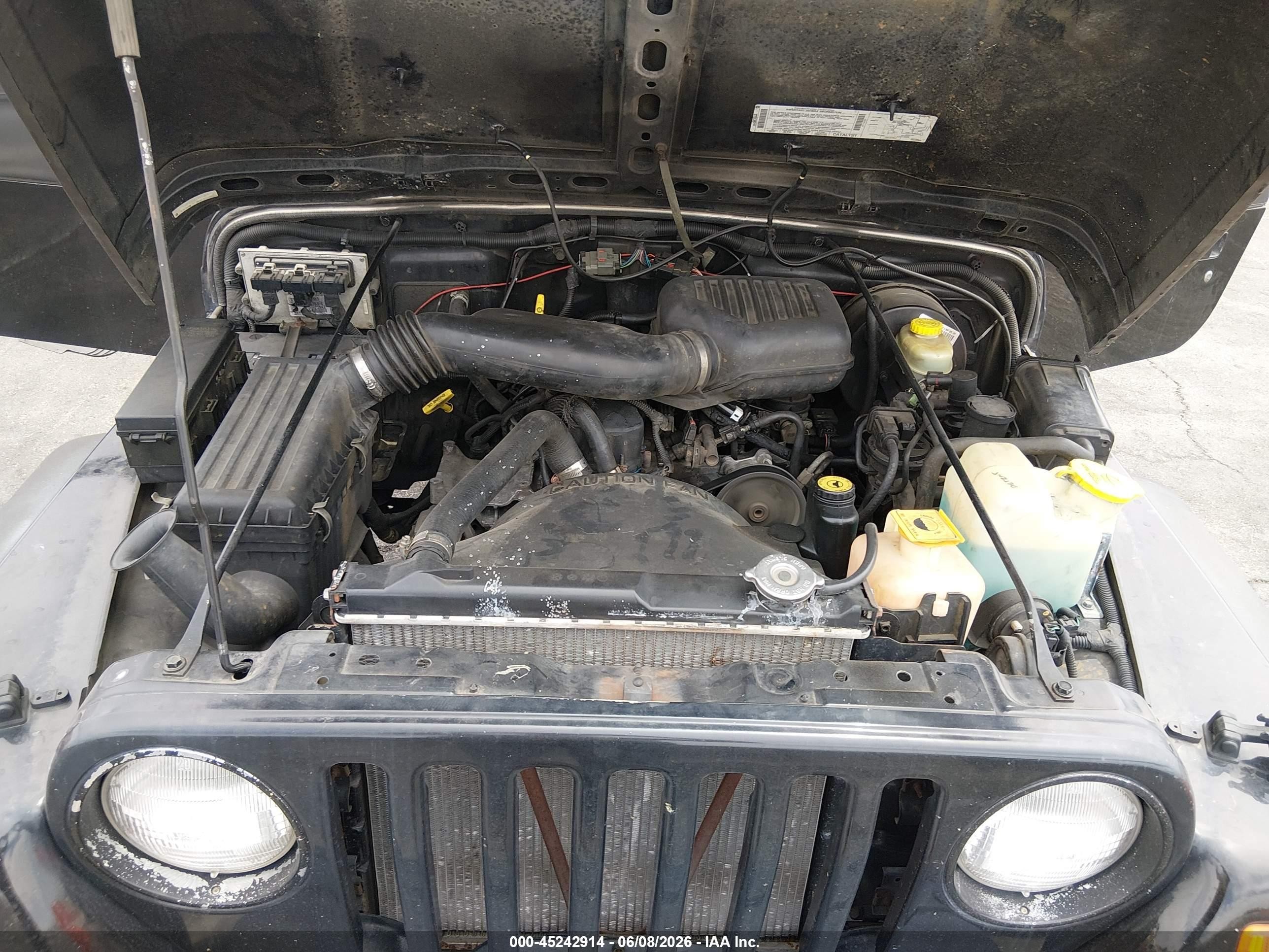 2001 Jeep Wrangler Se Black vin: 1J4FA29P81P350885