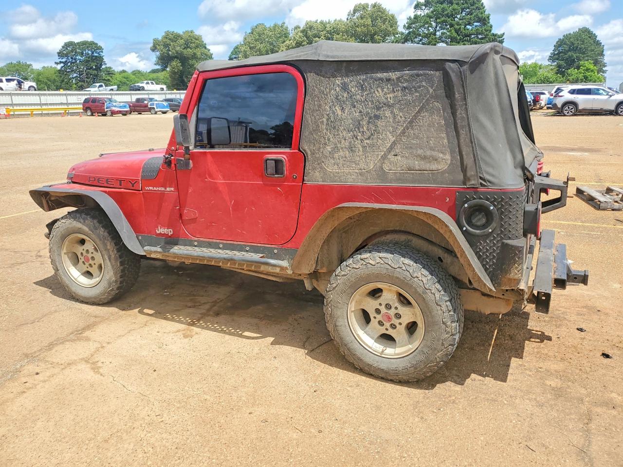 2001 Jeep Wrangler / Tj Se Red vin: 1J4FA29P81P361093