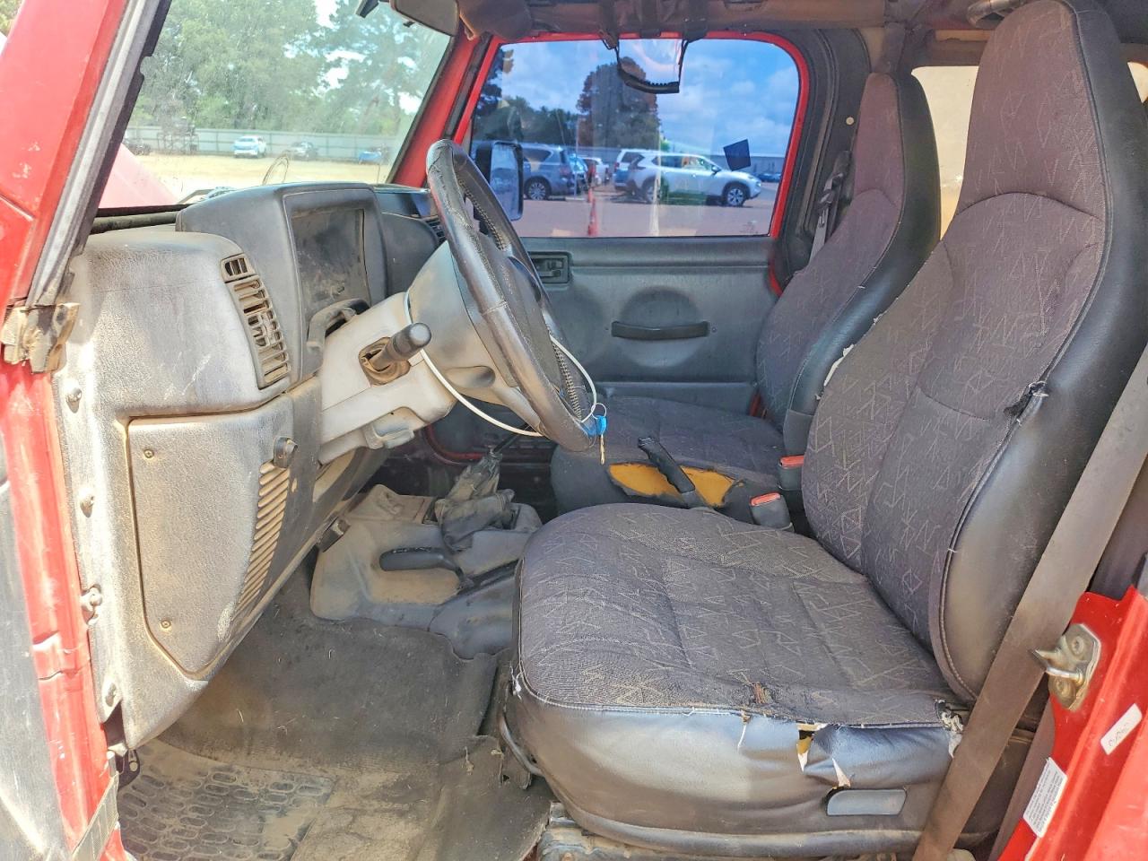 2001 Jeep Wrangler / Tj Se Red vin: 1J4FA29P81P361093