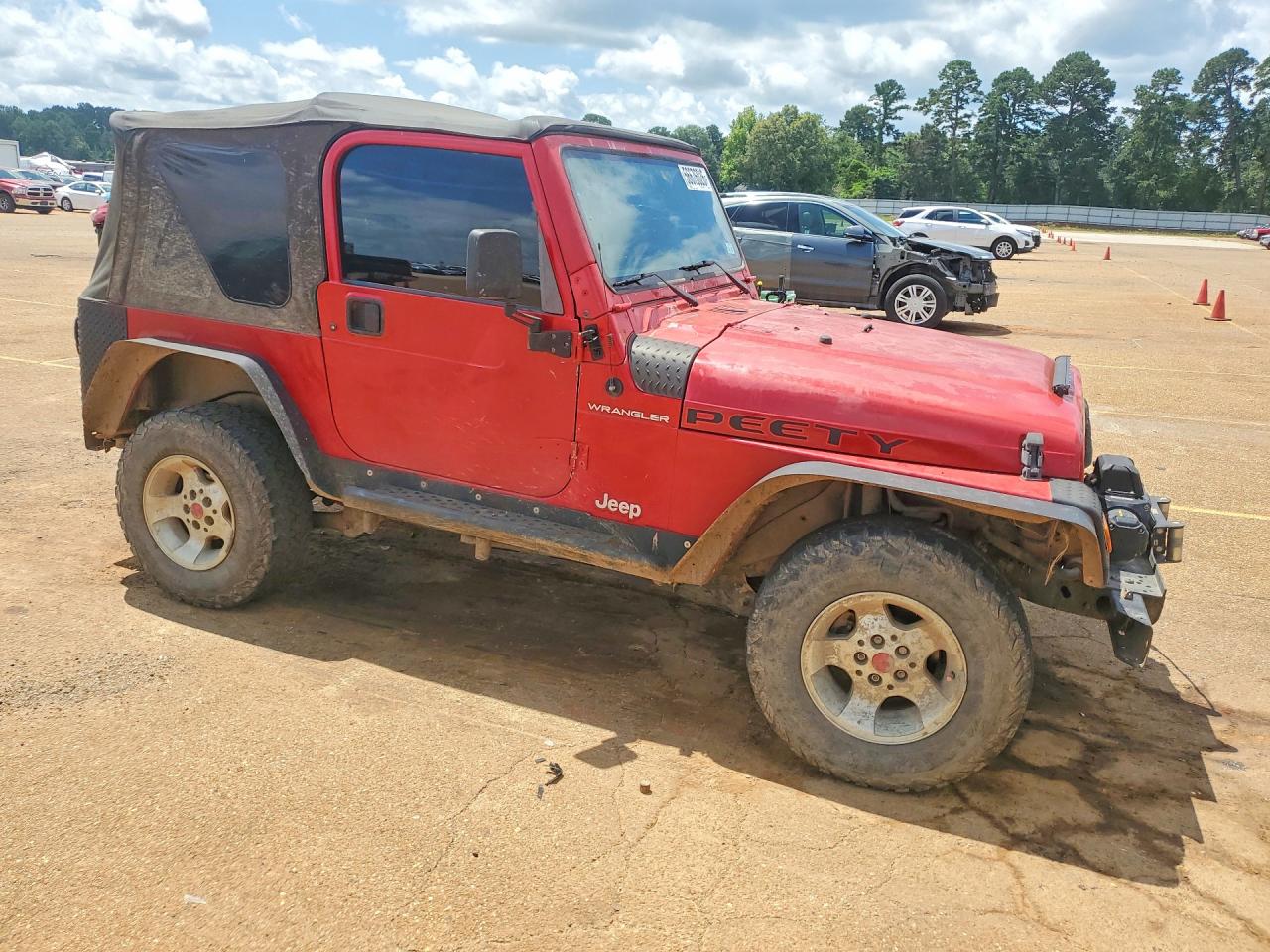 2001 Jeep Wrangler / Tj Se Red vin: 1J4FA29P81P361093
