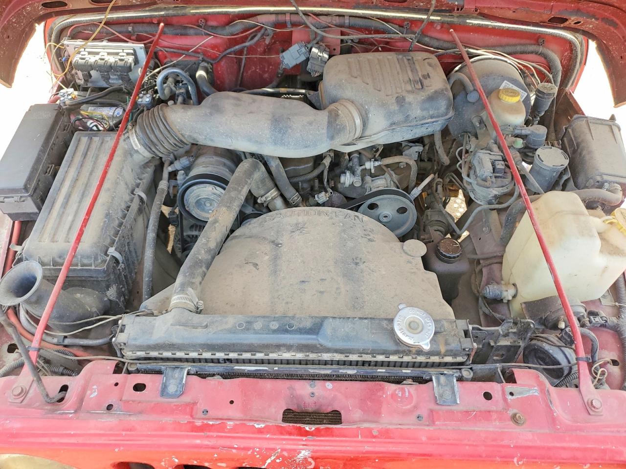 2001 Jeep Wrangler / Tj Se Red vin: 1J4FA29P81P361093